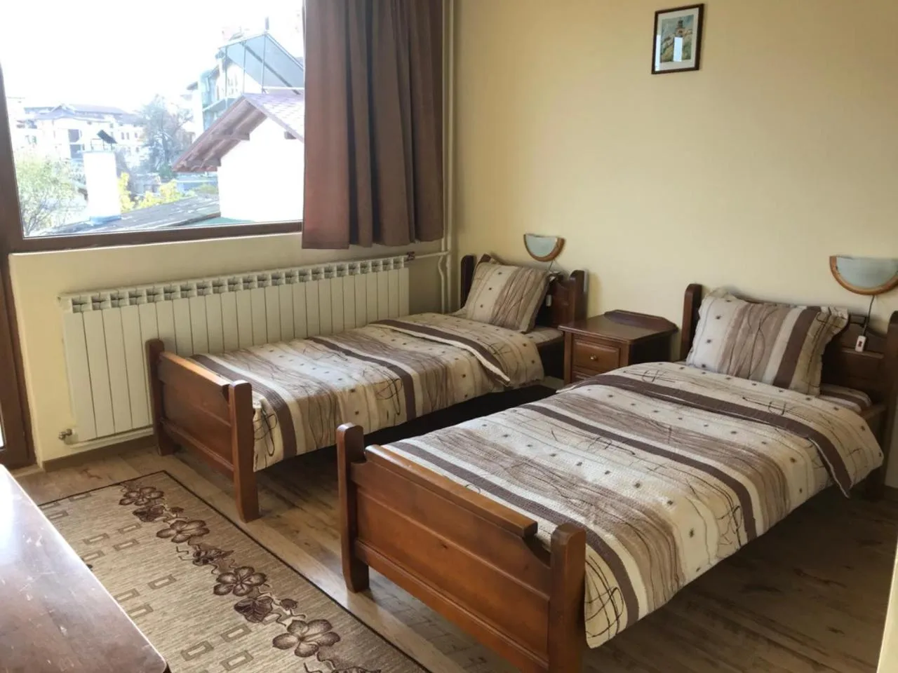 Bed in Hadji Georgi Hotel