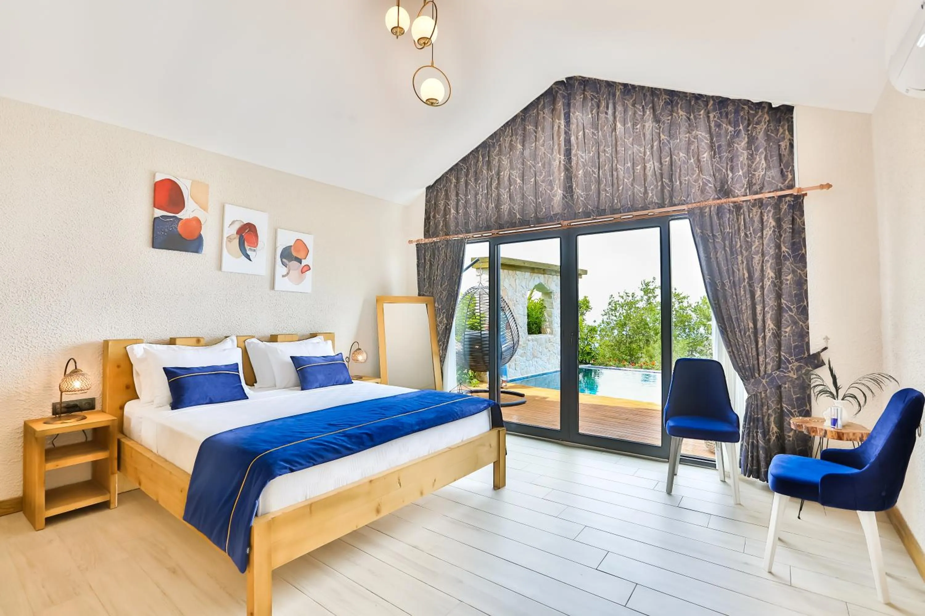 Photo of the whole room, Bed in Vista Del Amor Faralya