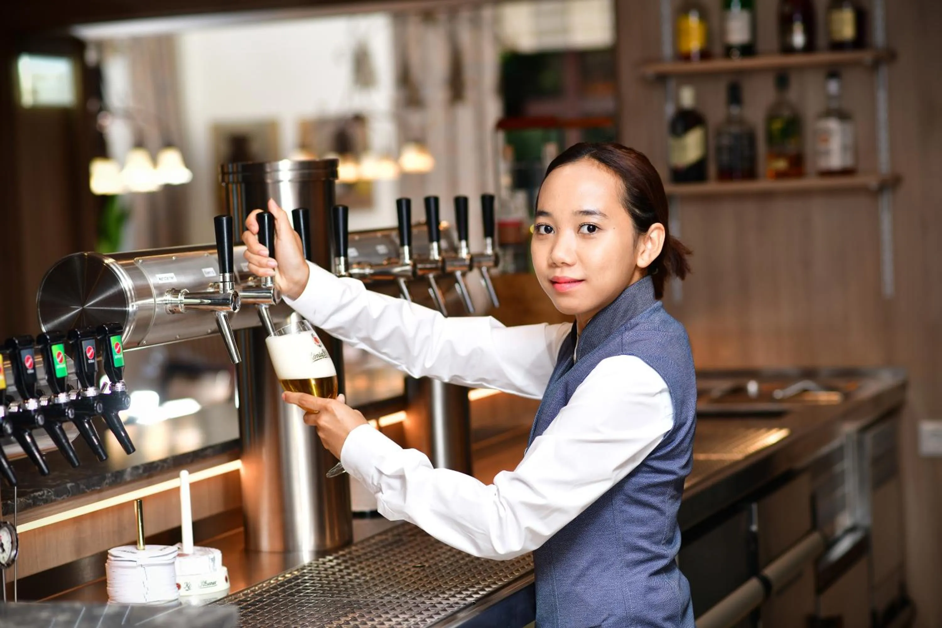Lounge or bar in Landhotel Hermannshöhe