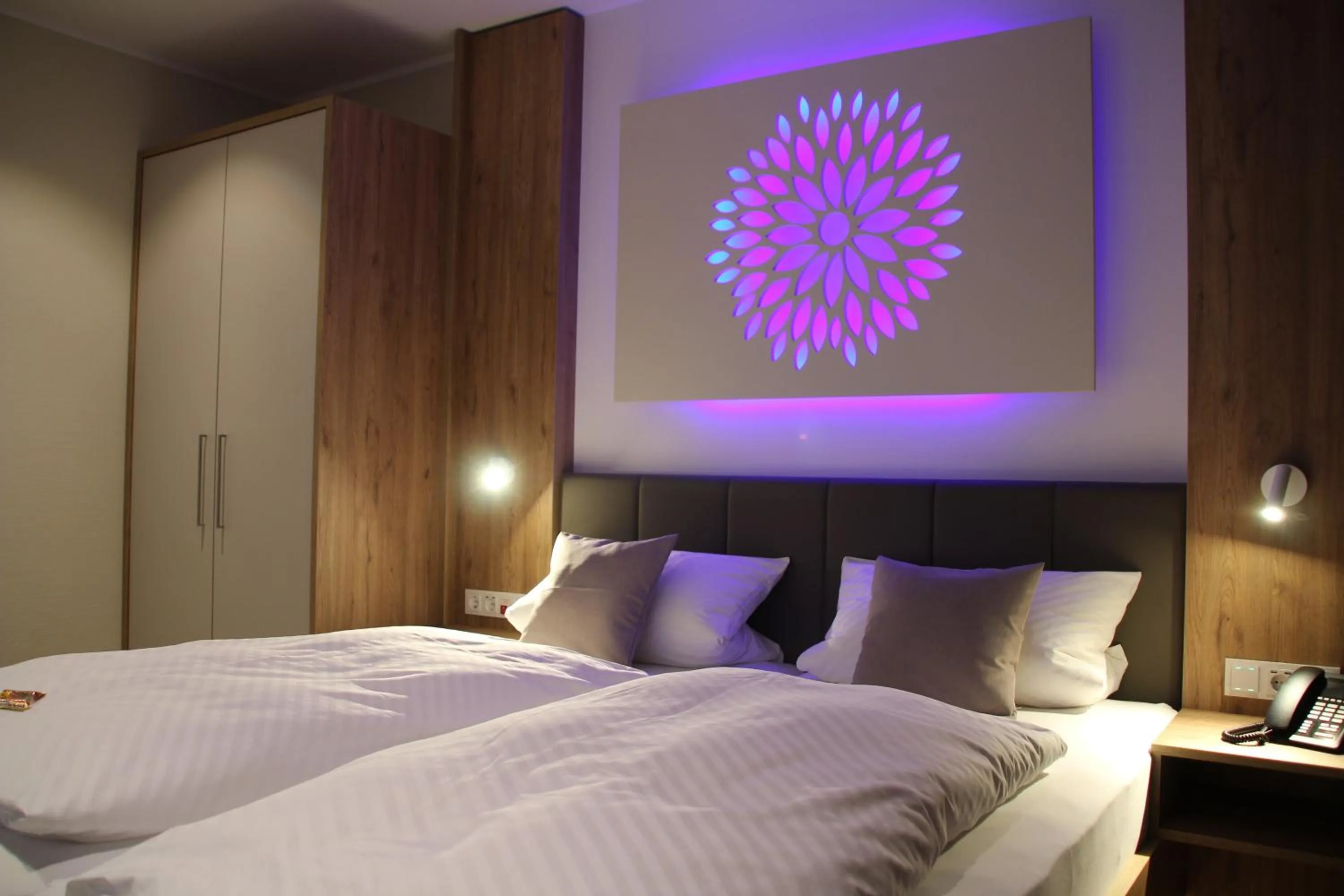 Bed in Landhotel Hermannshöhe