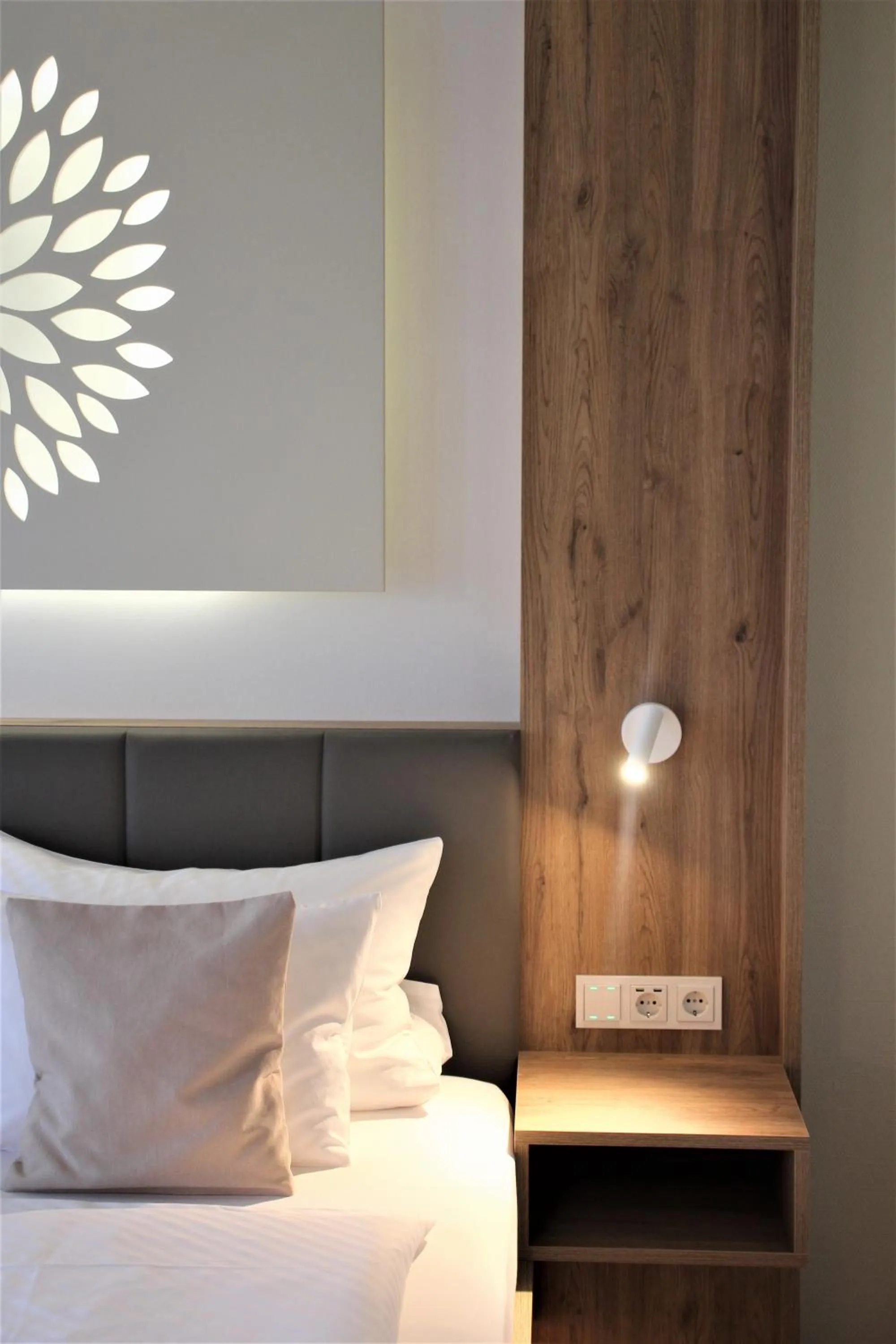 Bed in Landhotel Hermannshöhe