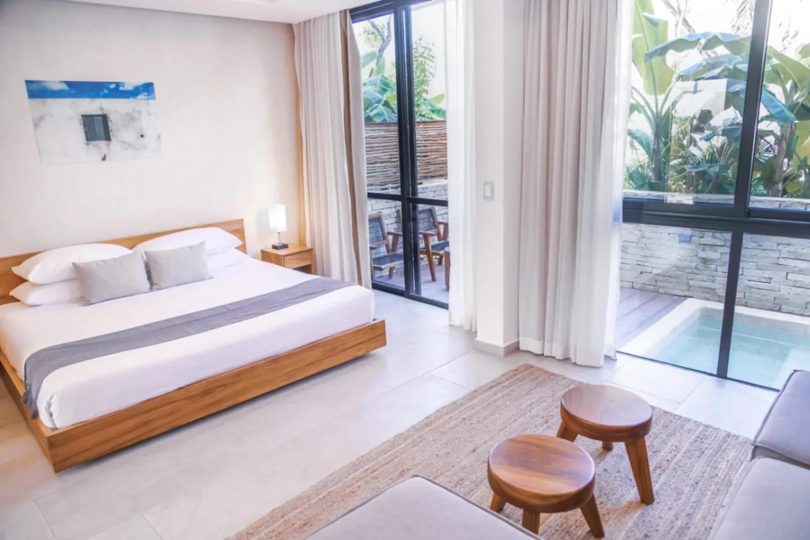 Patio, Bed in The Waves Tulum by BNB Experience