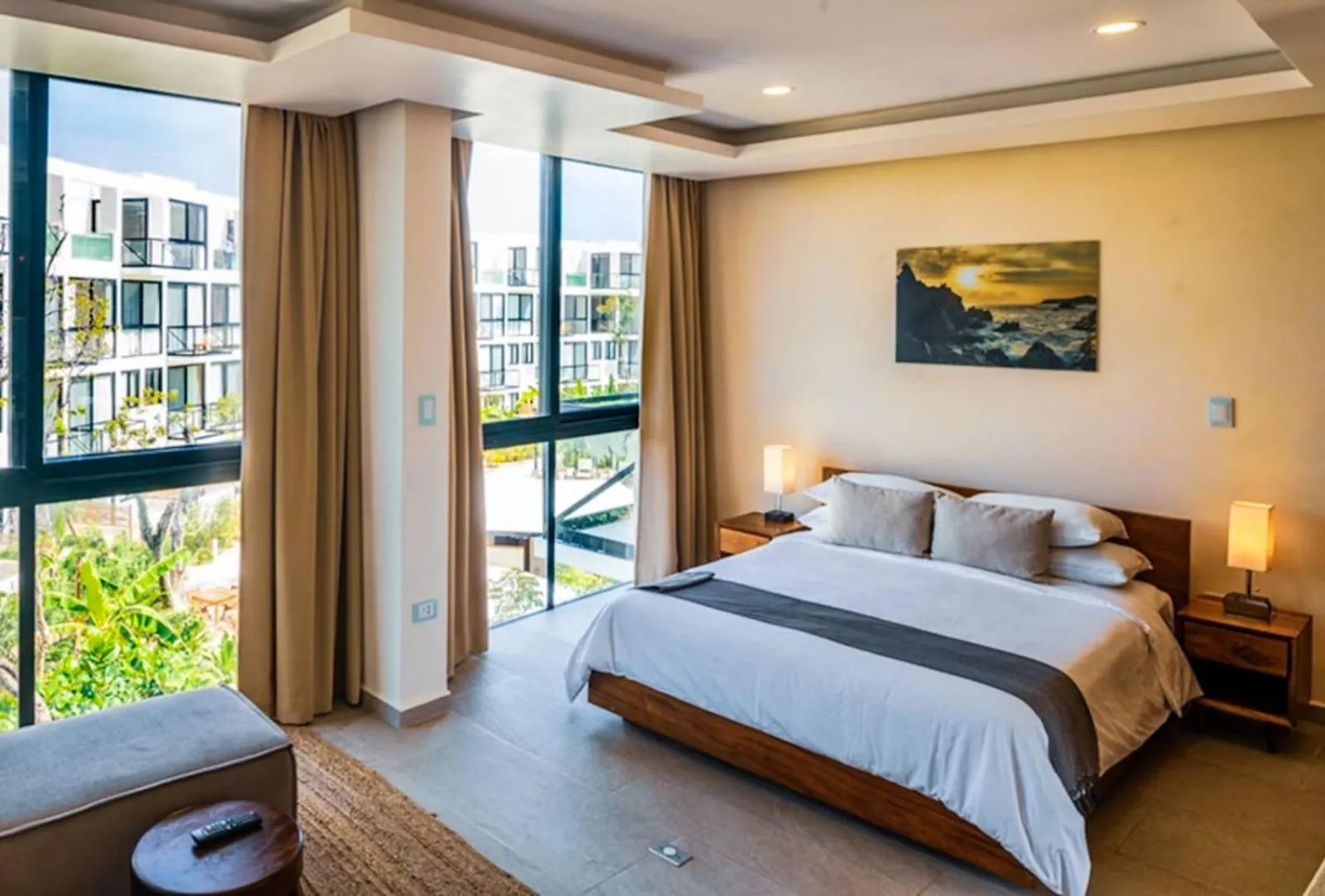 View (from property/room), Bed in The Waves Tulum by BNB Experience