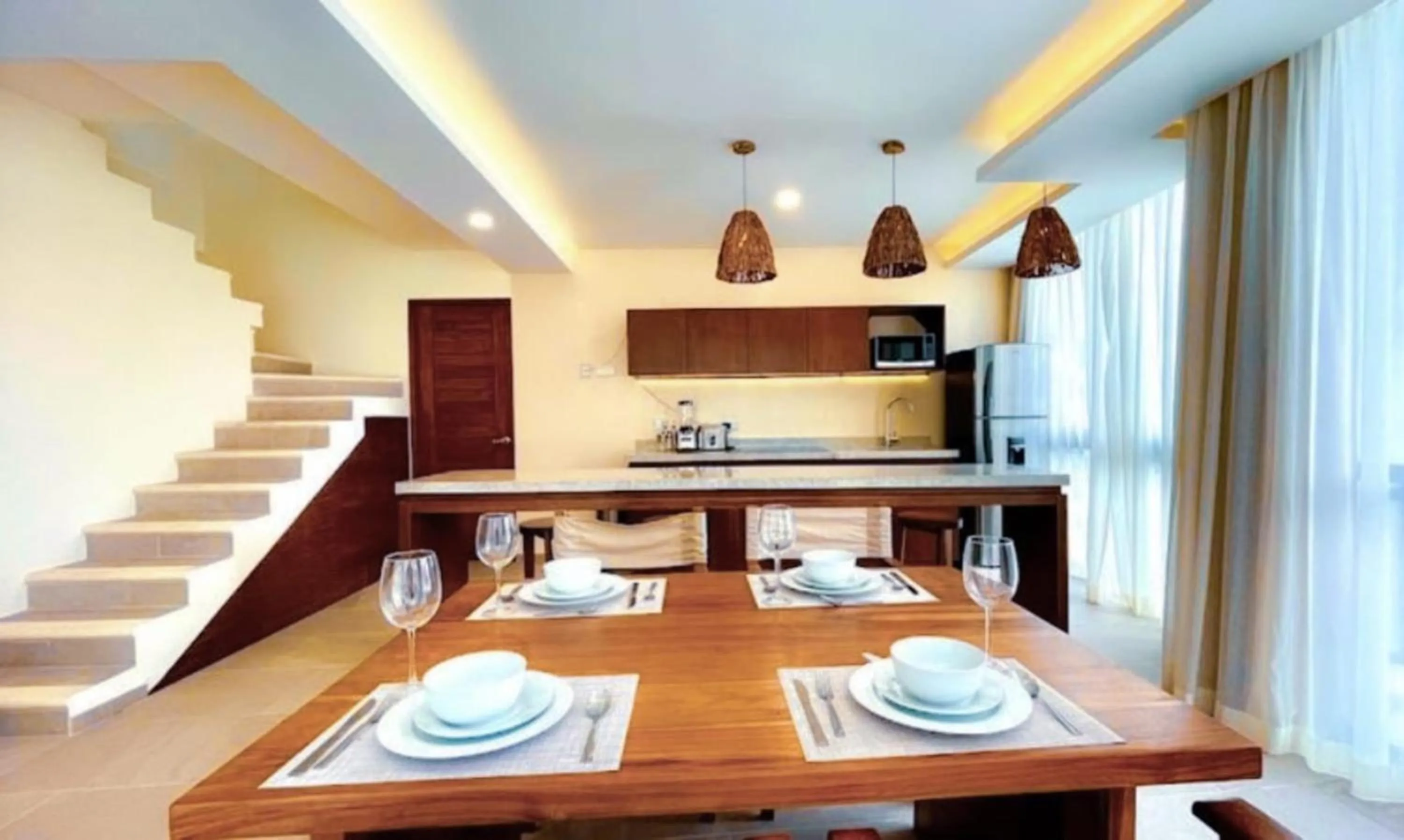 Dining area in The Waves Tulum by BNB Experience