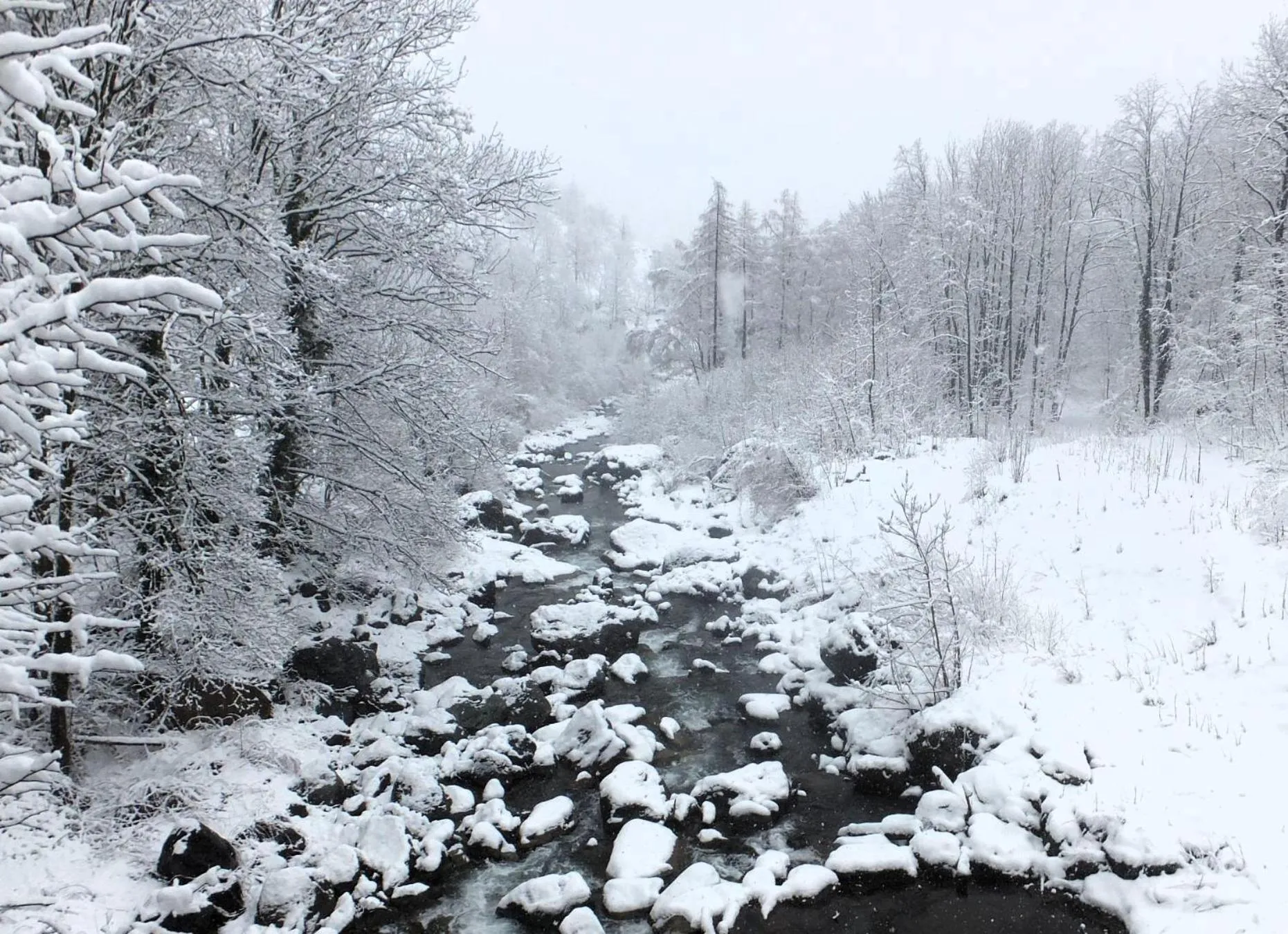 Natural landscape in Medieval Hamlet Malpertus