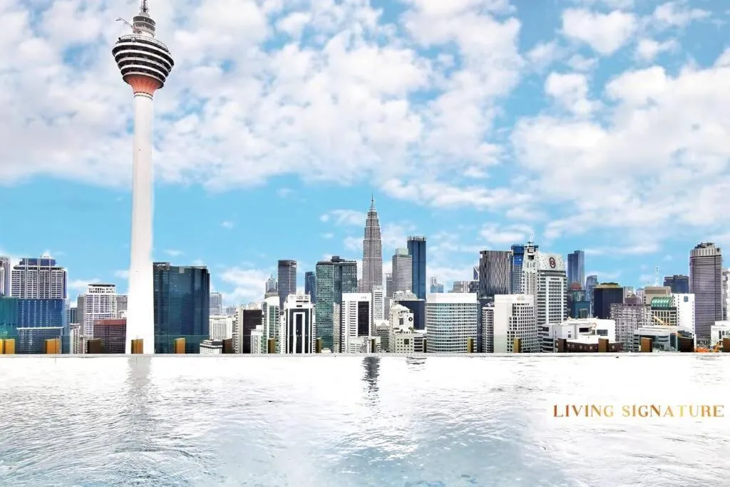 Swimming pool in Ceylonz Suites by Living Signature