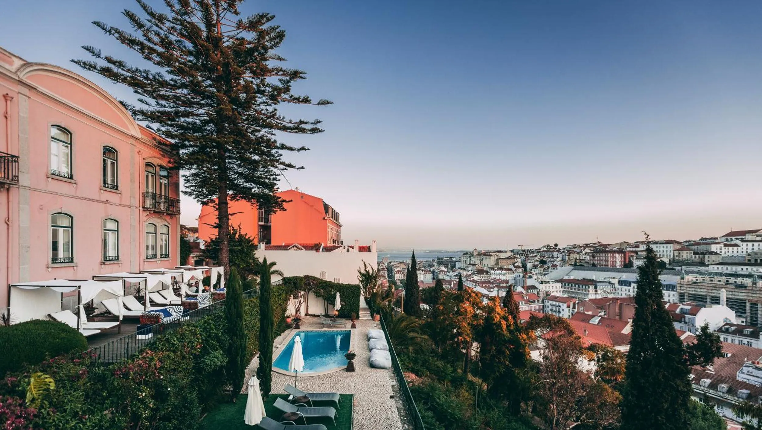 City view in Torel Palace Lisbon