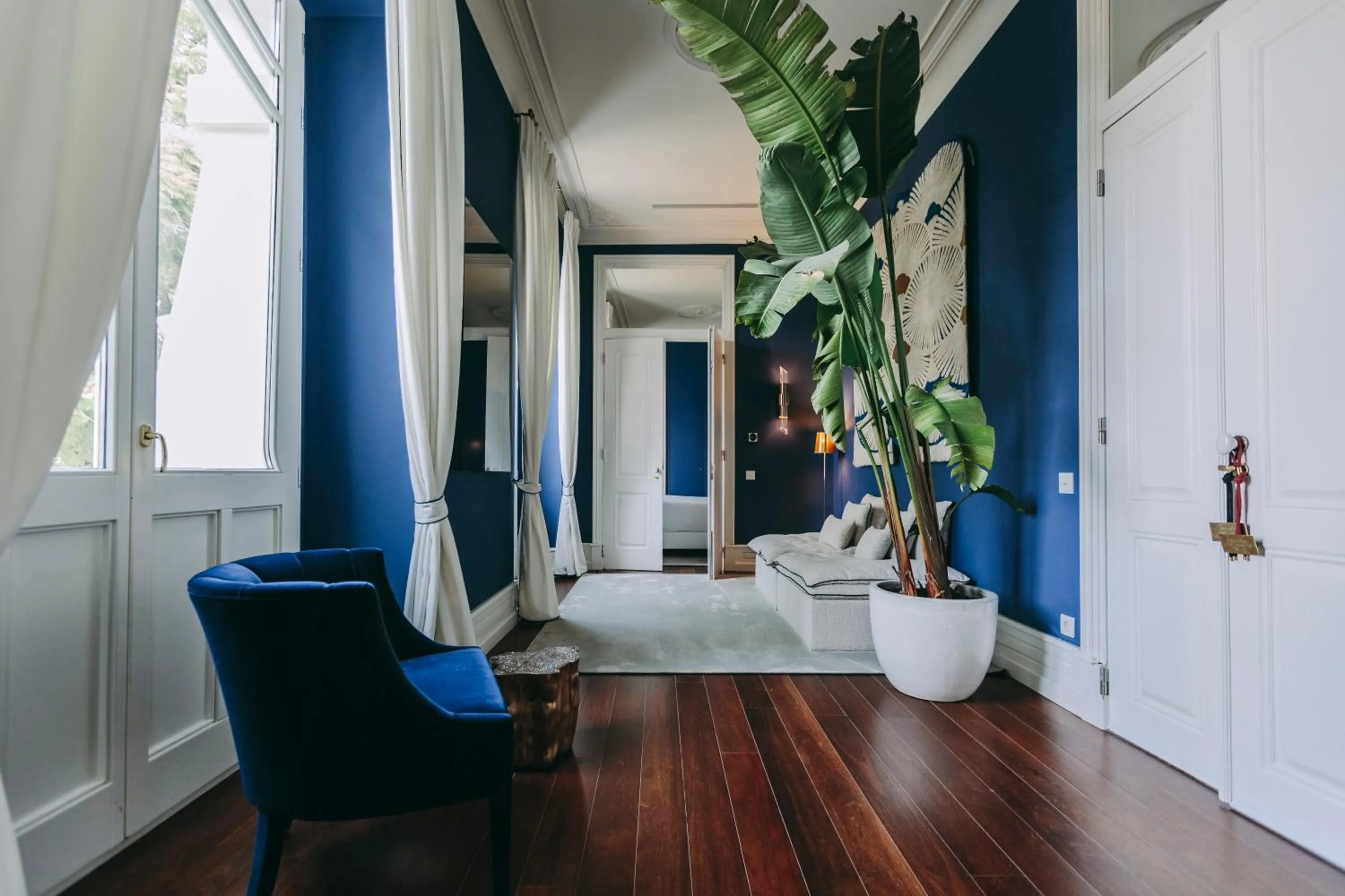 Seating area in Torel Palace Lisbon