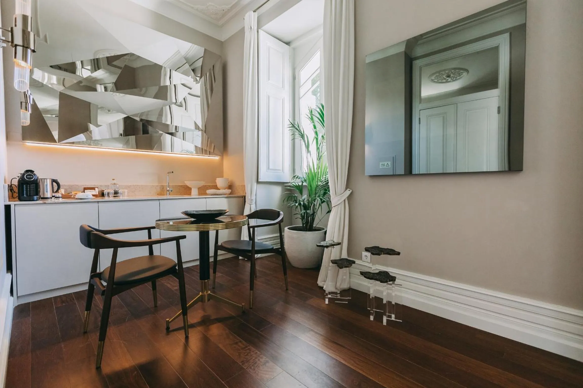 Seating area in Torel Palace Lisbon