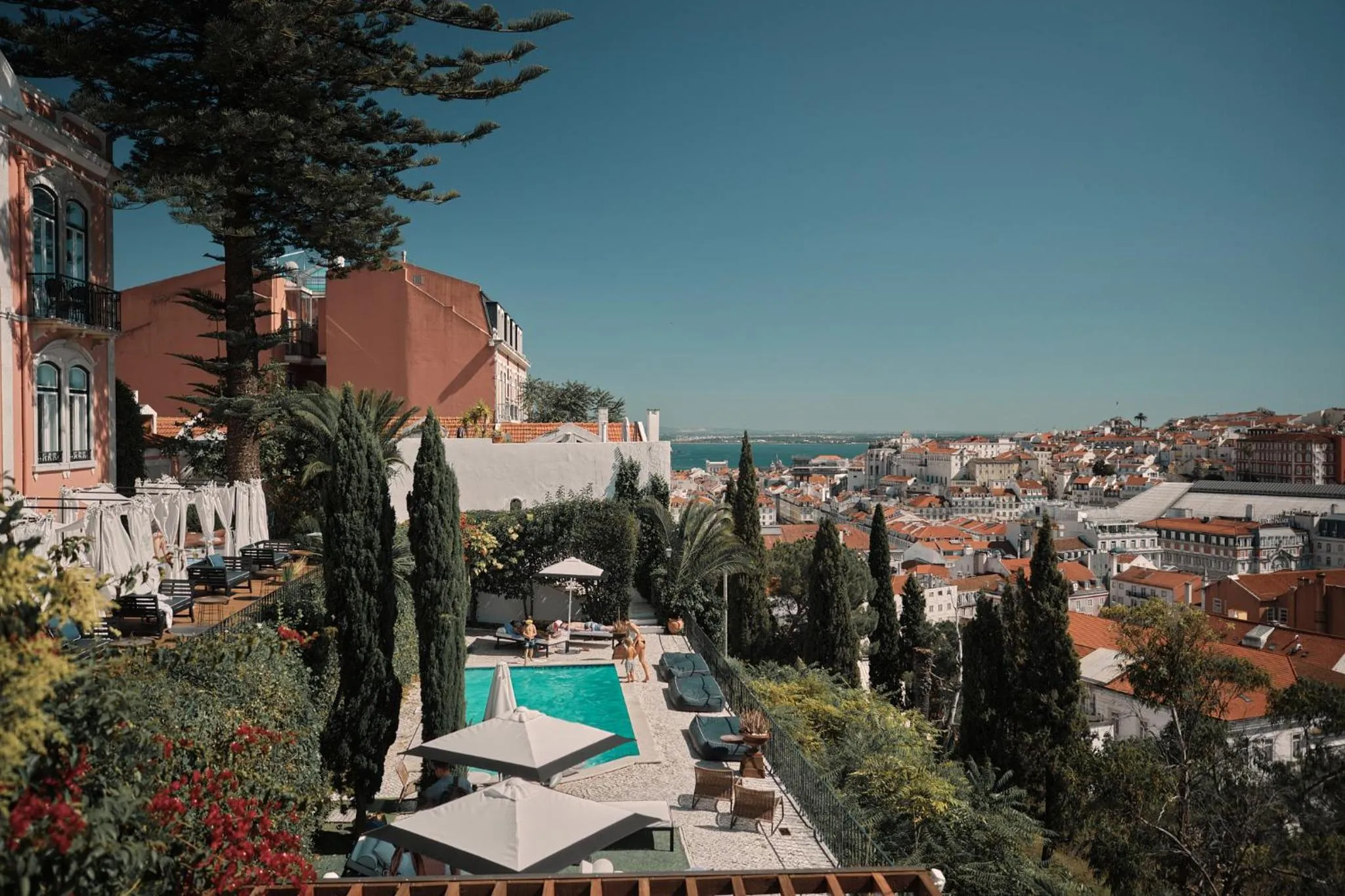 City view in Torel Palace Lisbon