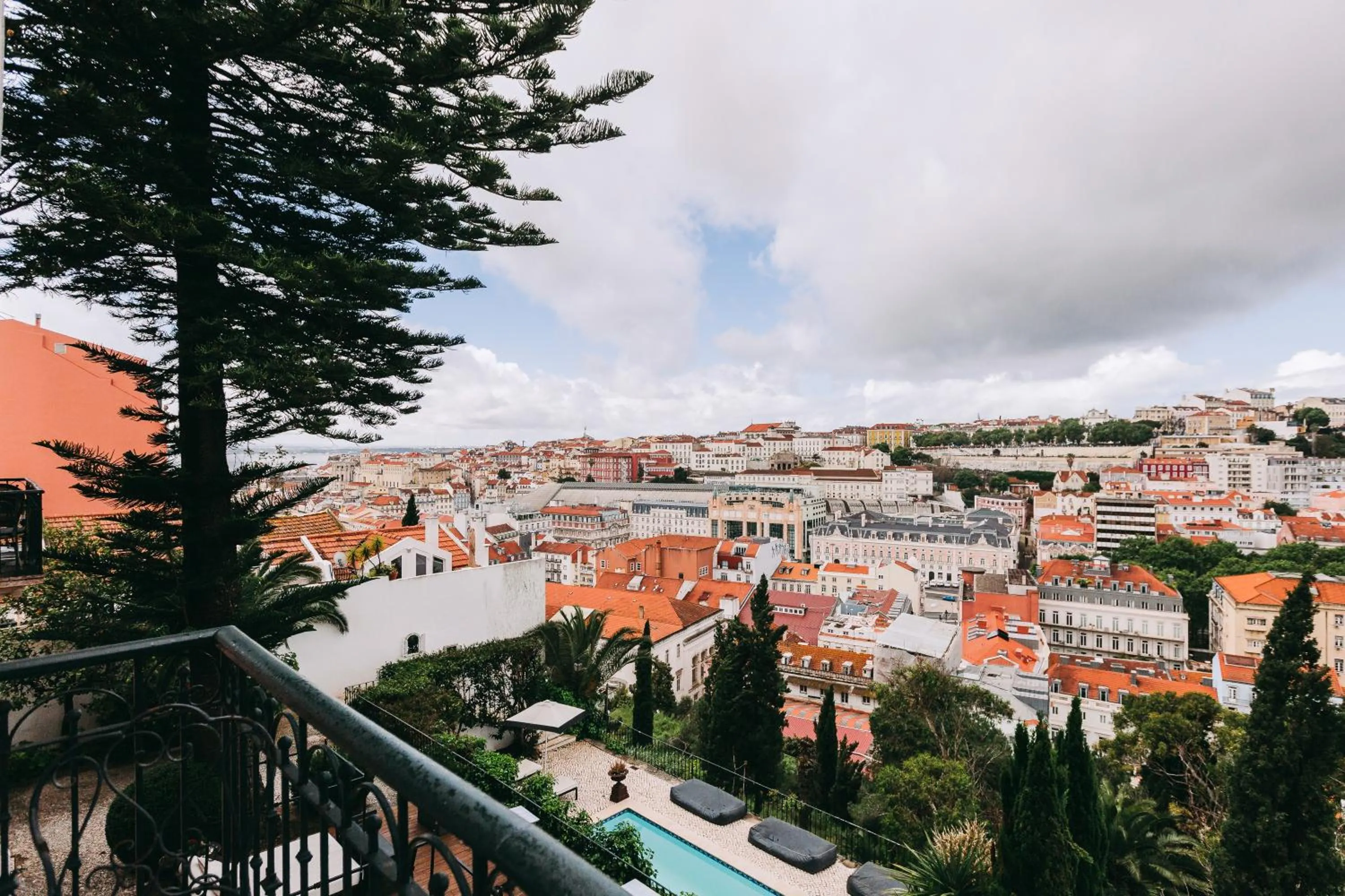 City view in Torel Palace Lisbon