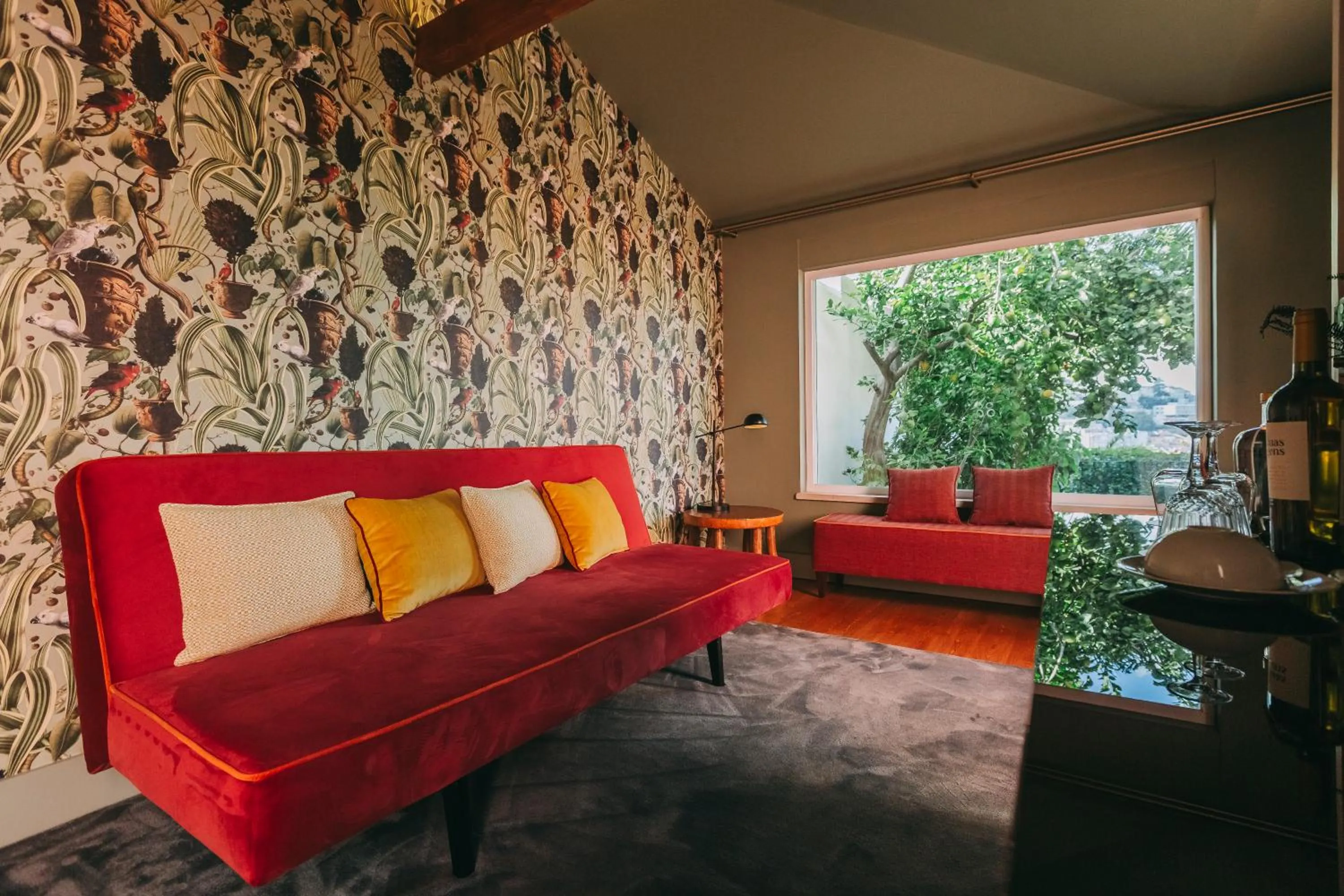 Seating area in Torel Palace Lisbon