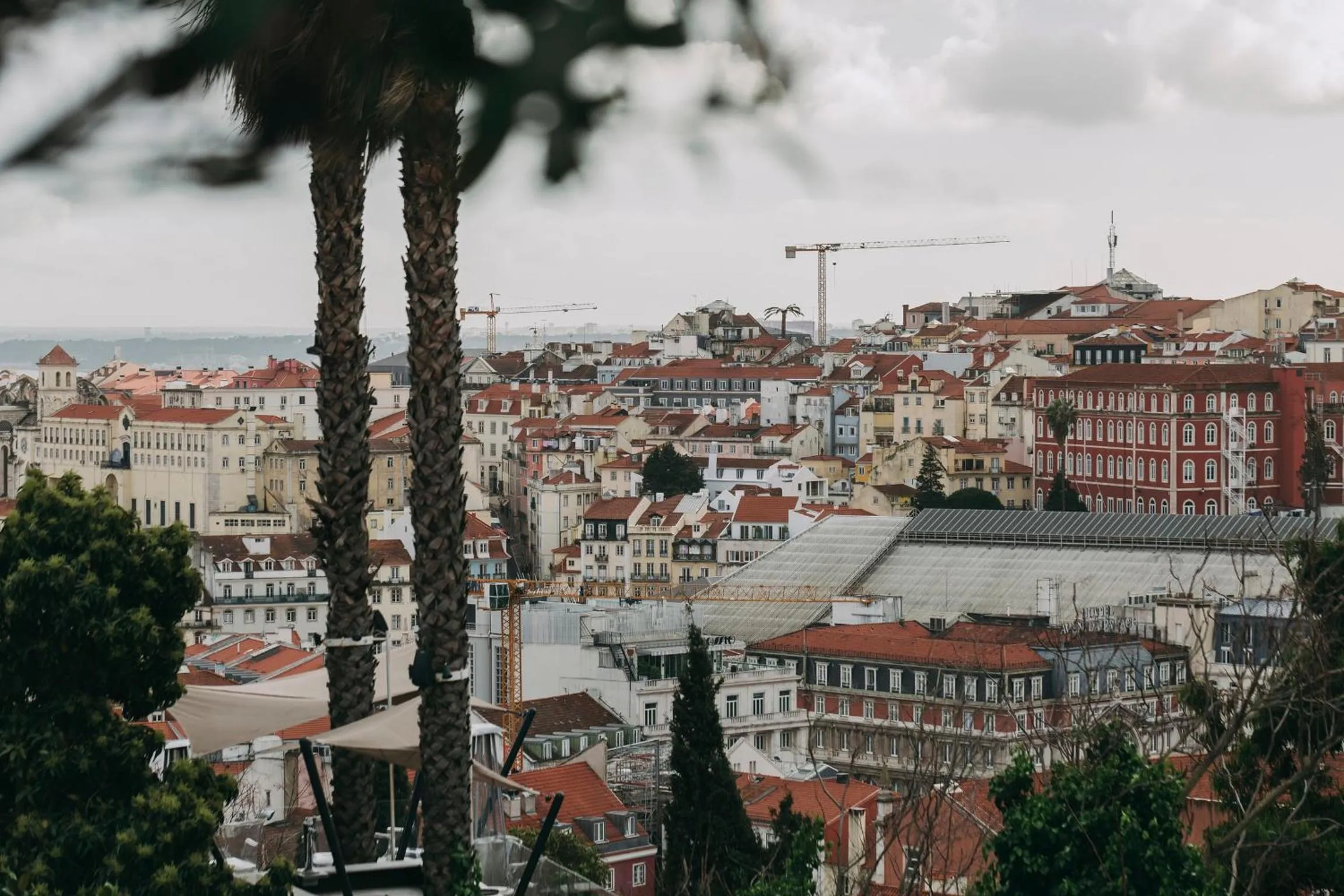 City view in Torel Palace Lisbon