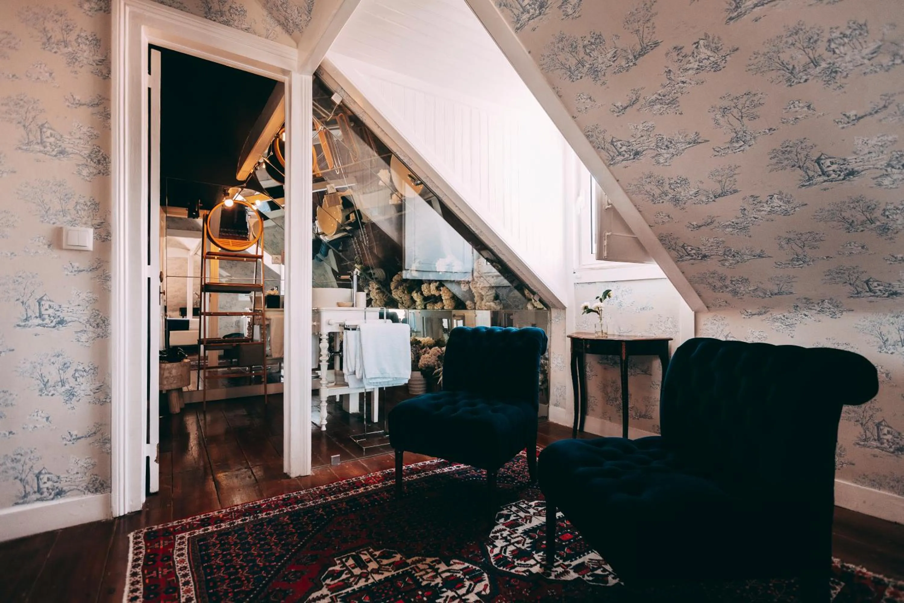Seating area in Torel Palace Lisbon