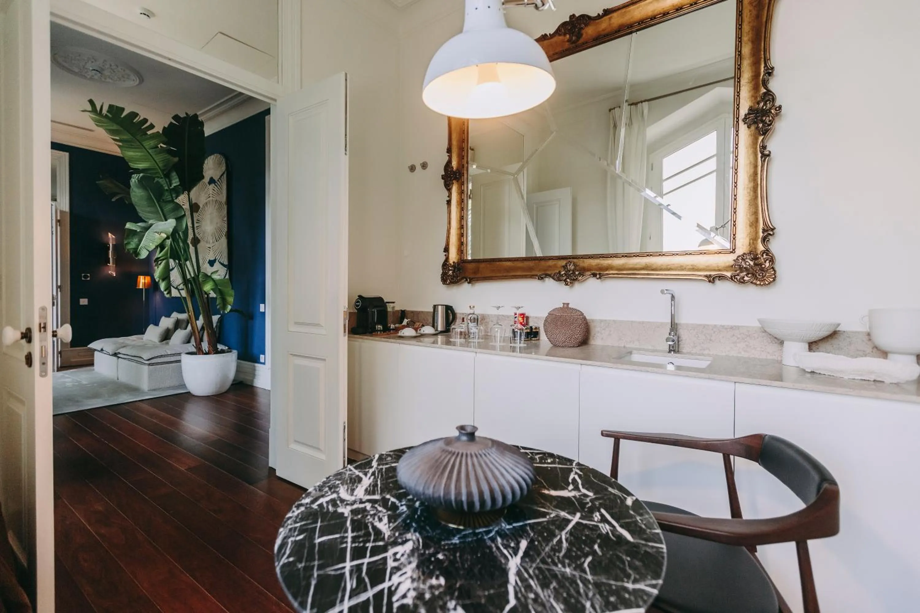 Seating area in Torel Palace Lisbon