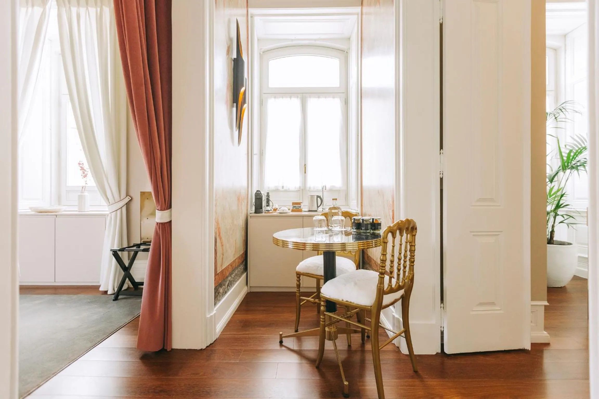 Seating area in Torel Palace Lisbon