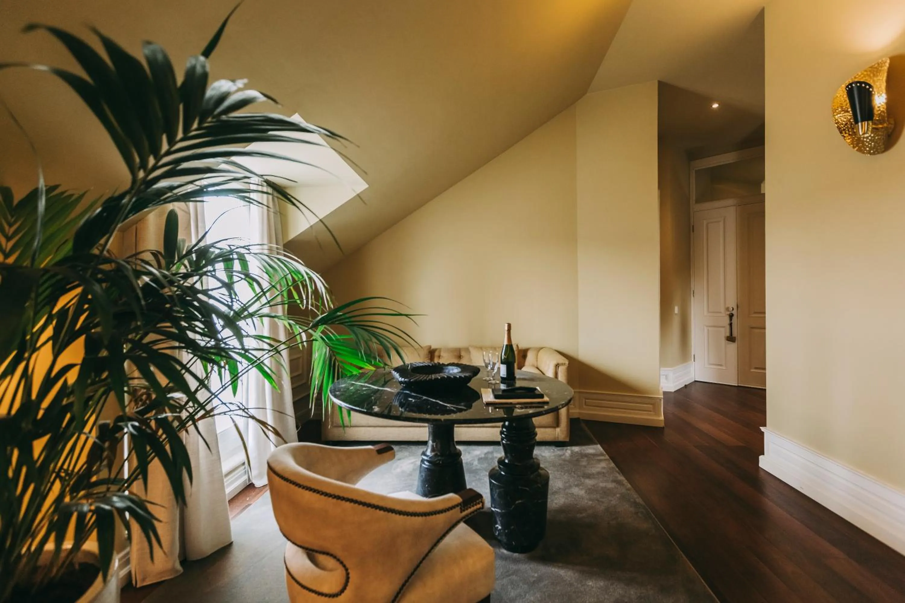 Seating area in Torel Palace Lisbon