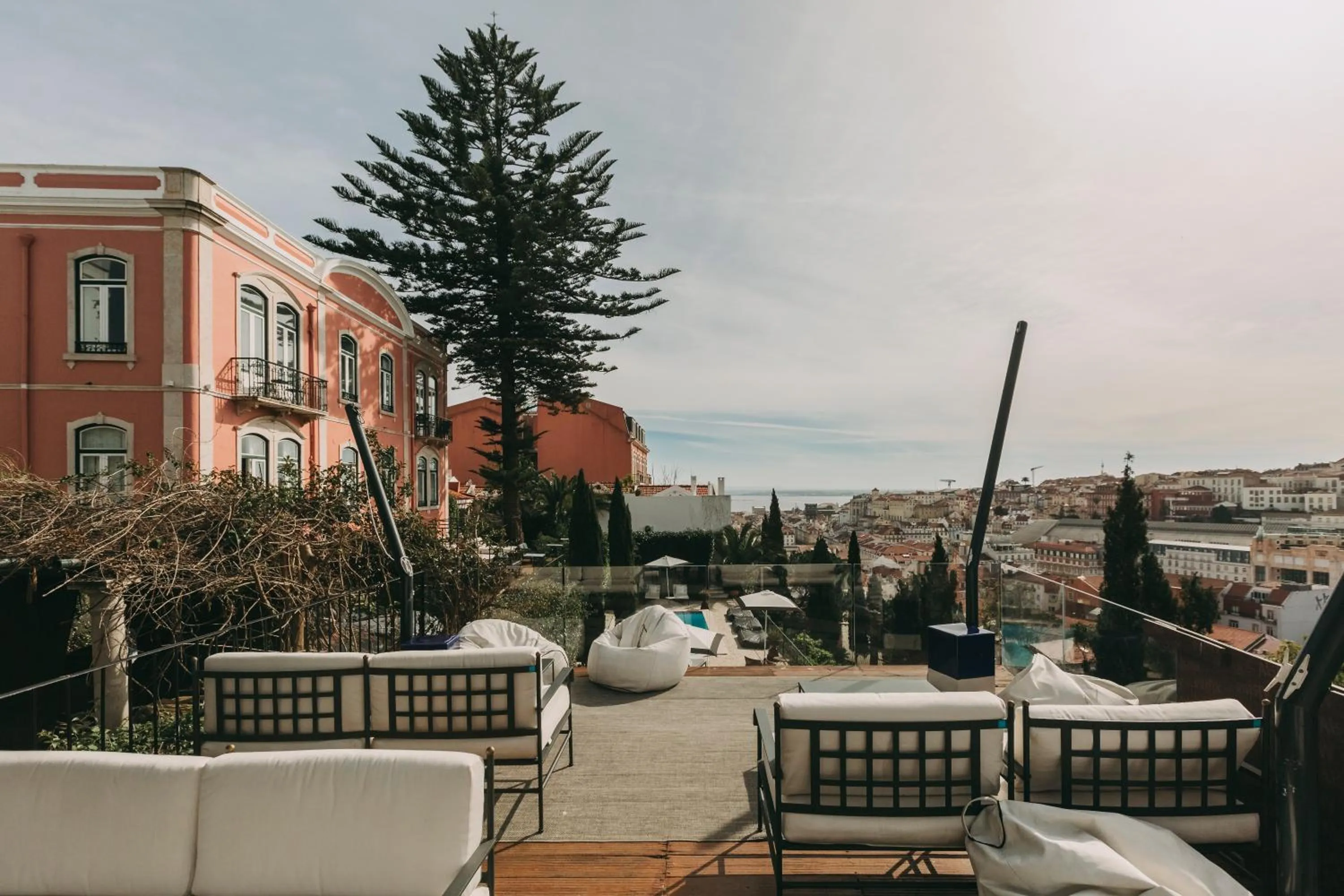 Seating area in Torel Palace Lisbon