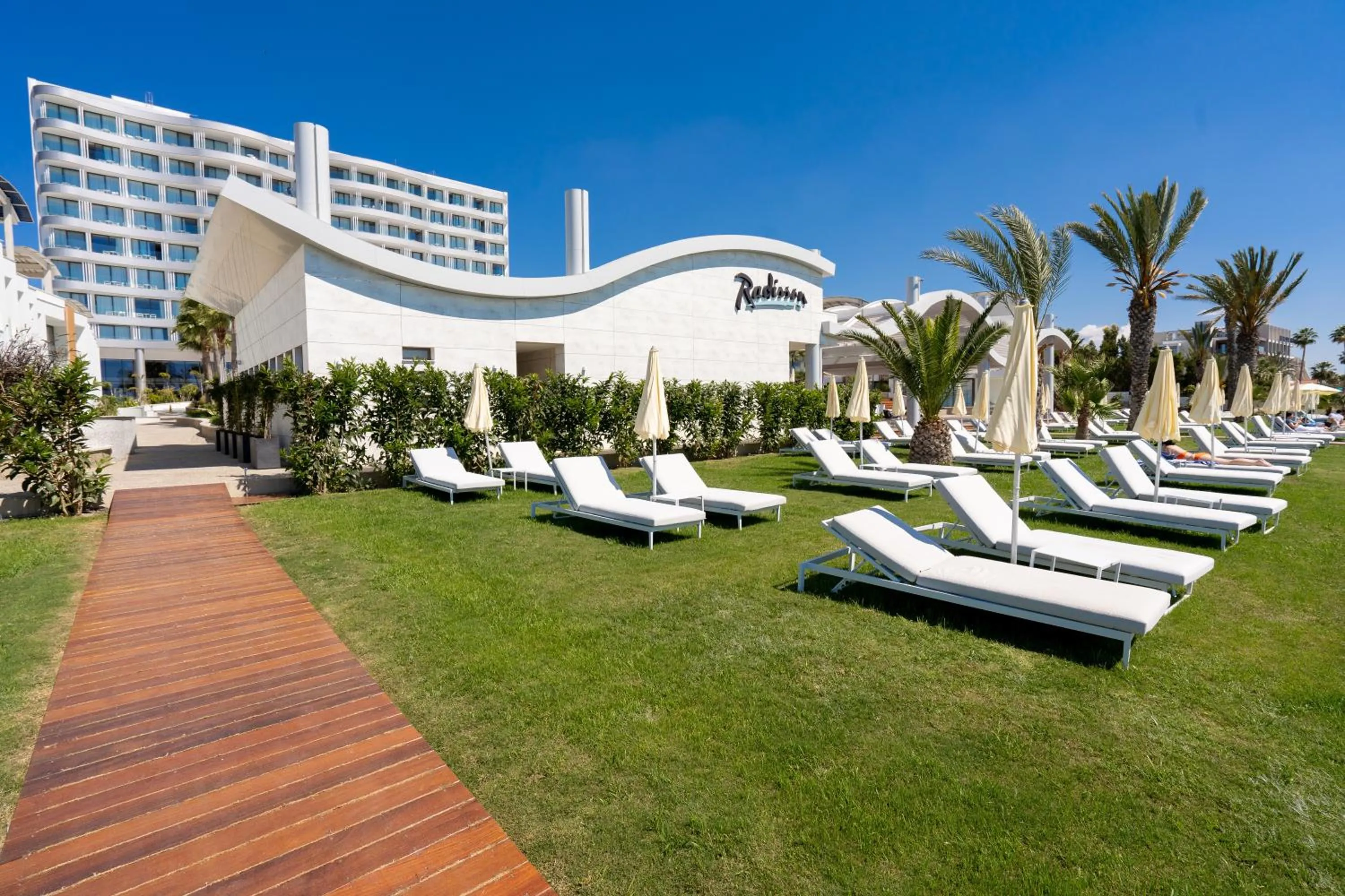 Beach in Radisson Beach Resort Larnaca
