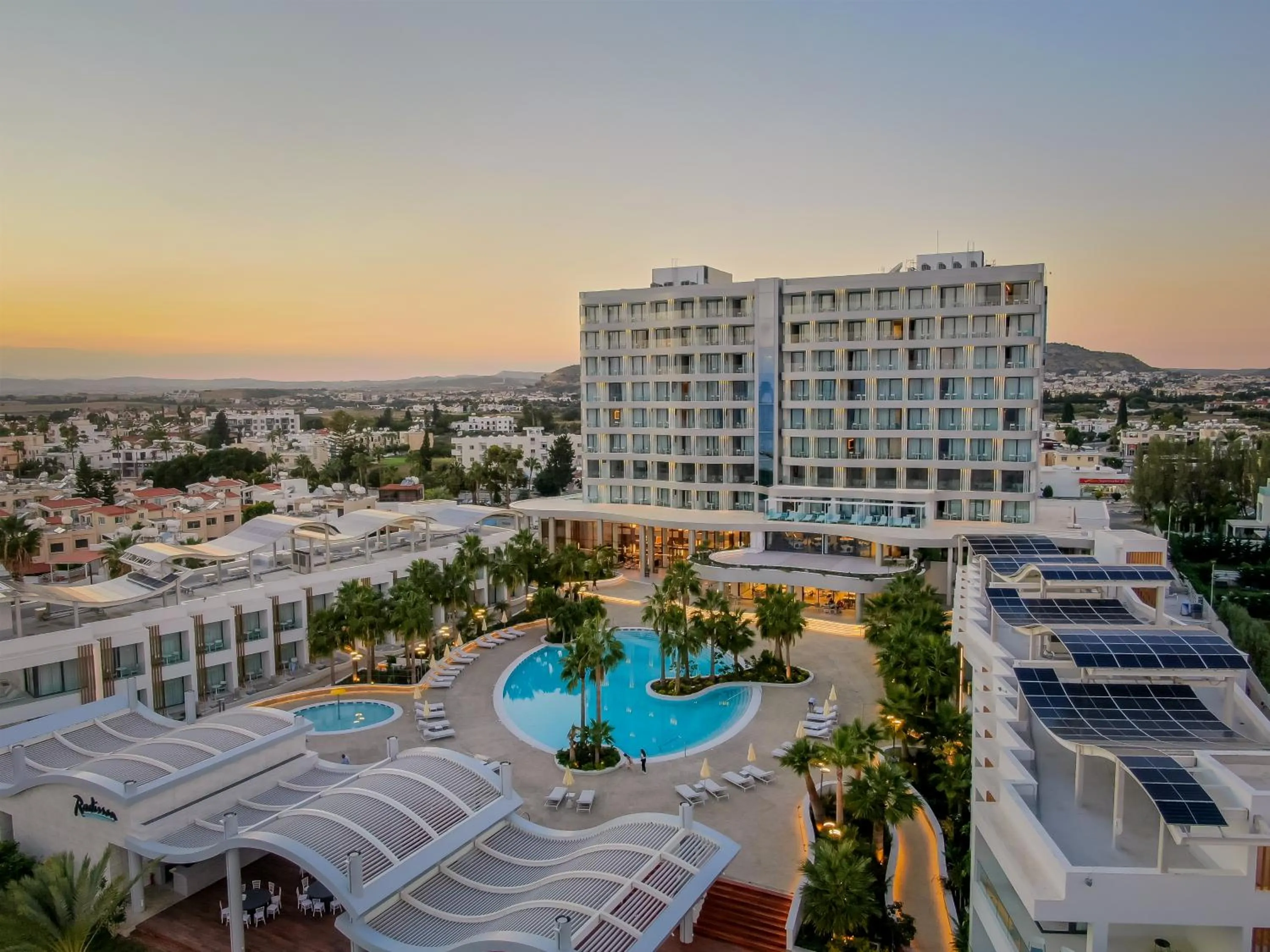 Bird's eye view in Radisson Beach Resort Larnaca