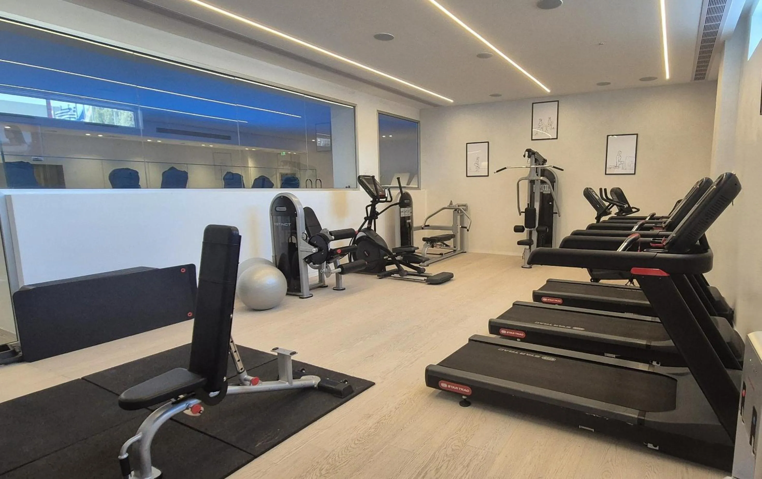 Fitness centre/facilities in Radisson Beach Resort Larnaca