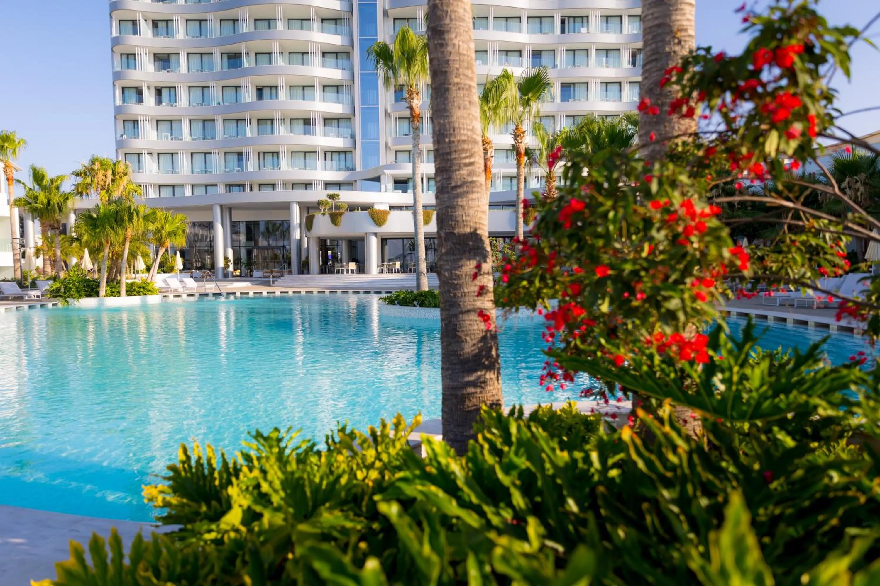 Swimming pool in Radisson Beach Resort Larnaca