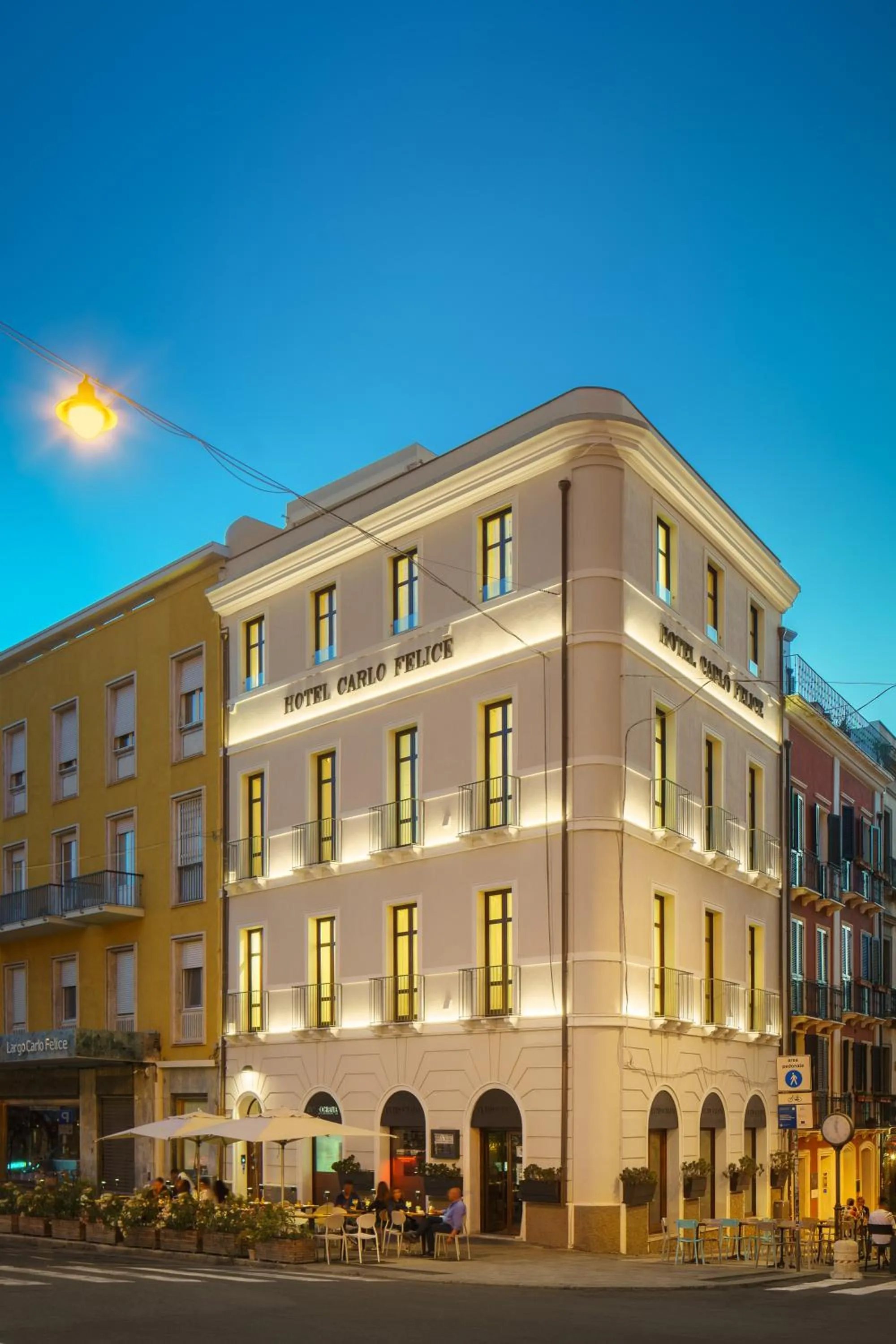 Property building in Boutique Hotel Carlo Felice