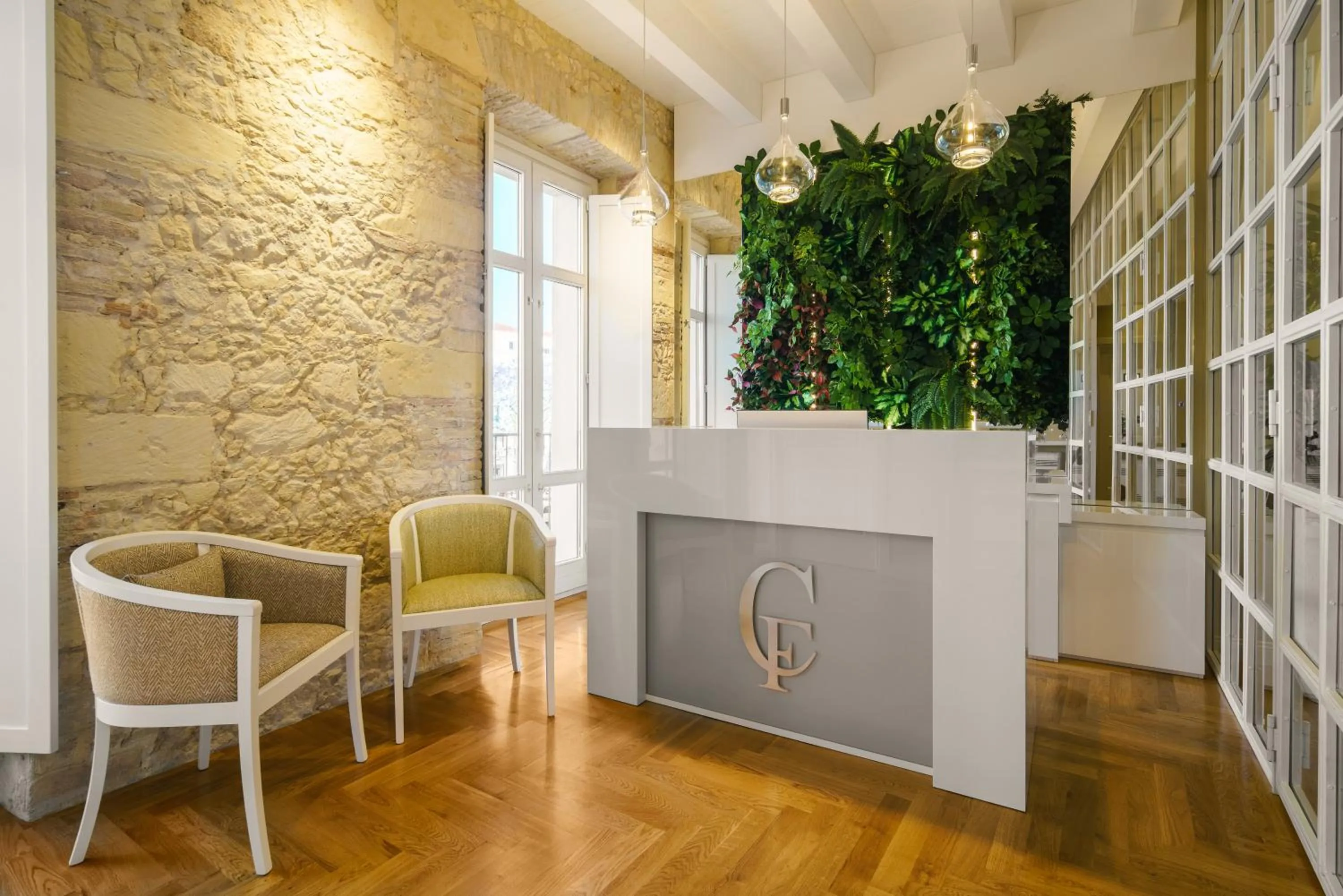 Lobby or reception in Boutique Hotel Carlo Felice