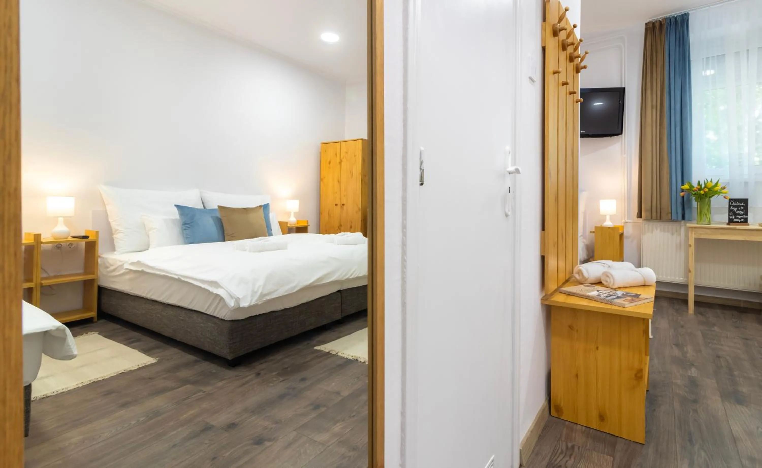 Bed in Hagyma Panzió Makó