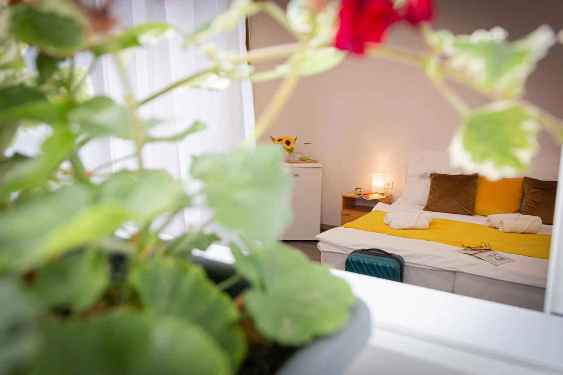 Bed in Hagyma Panzió Makó