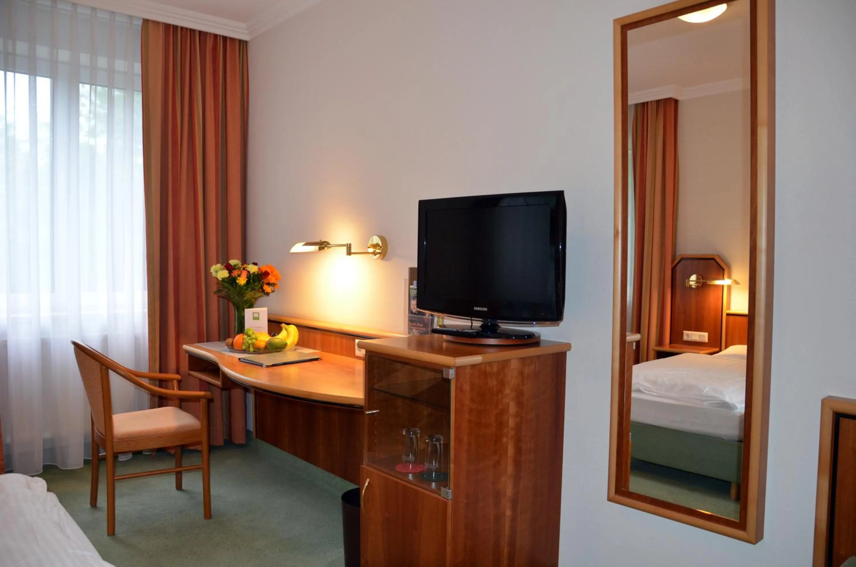 Decorative detail, Bed in Hotel Haus am Park