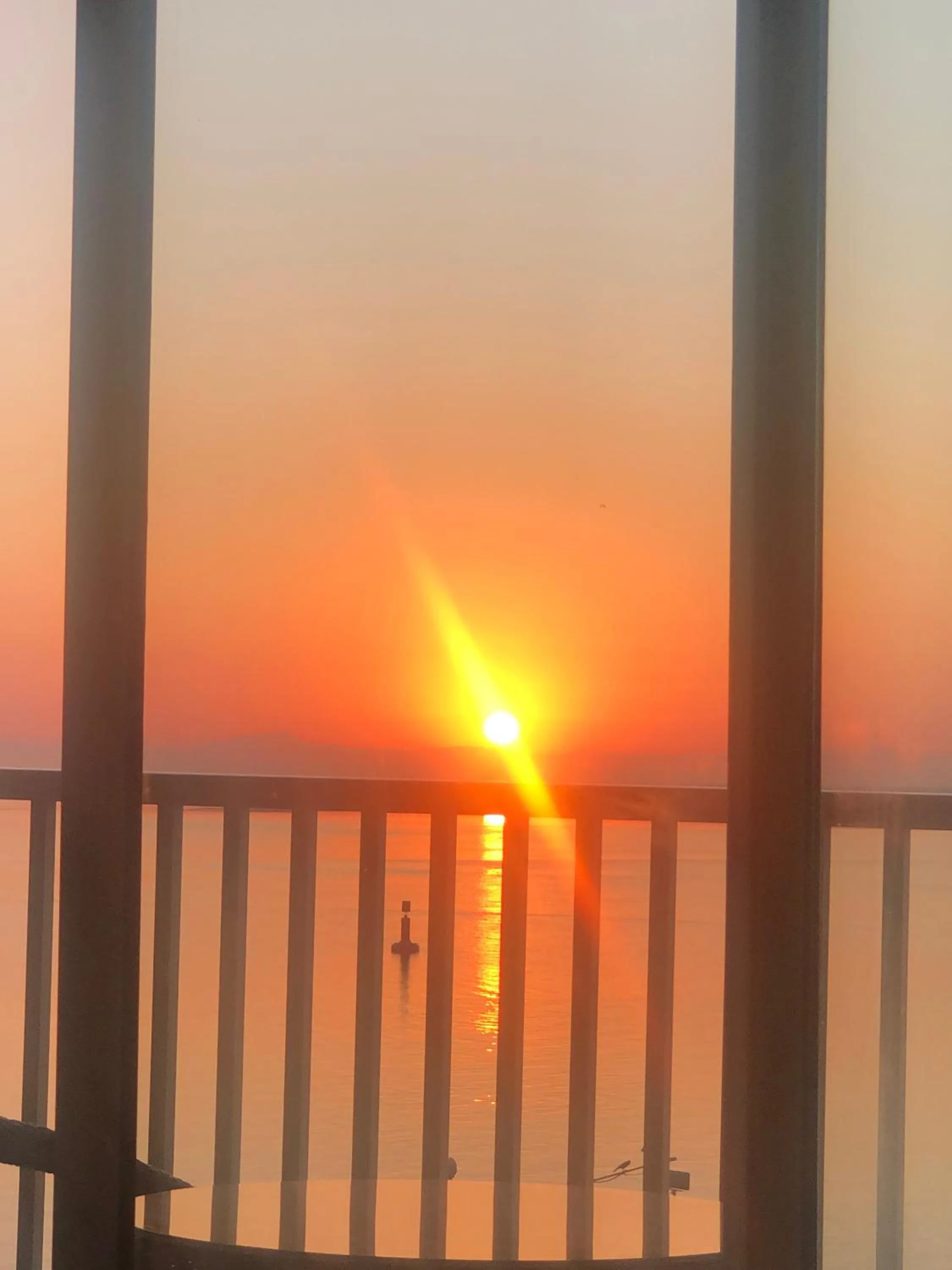 Sunrise in Flamingo Beach Hotel