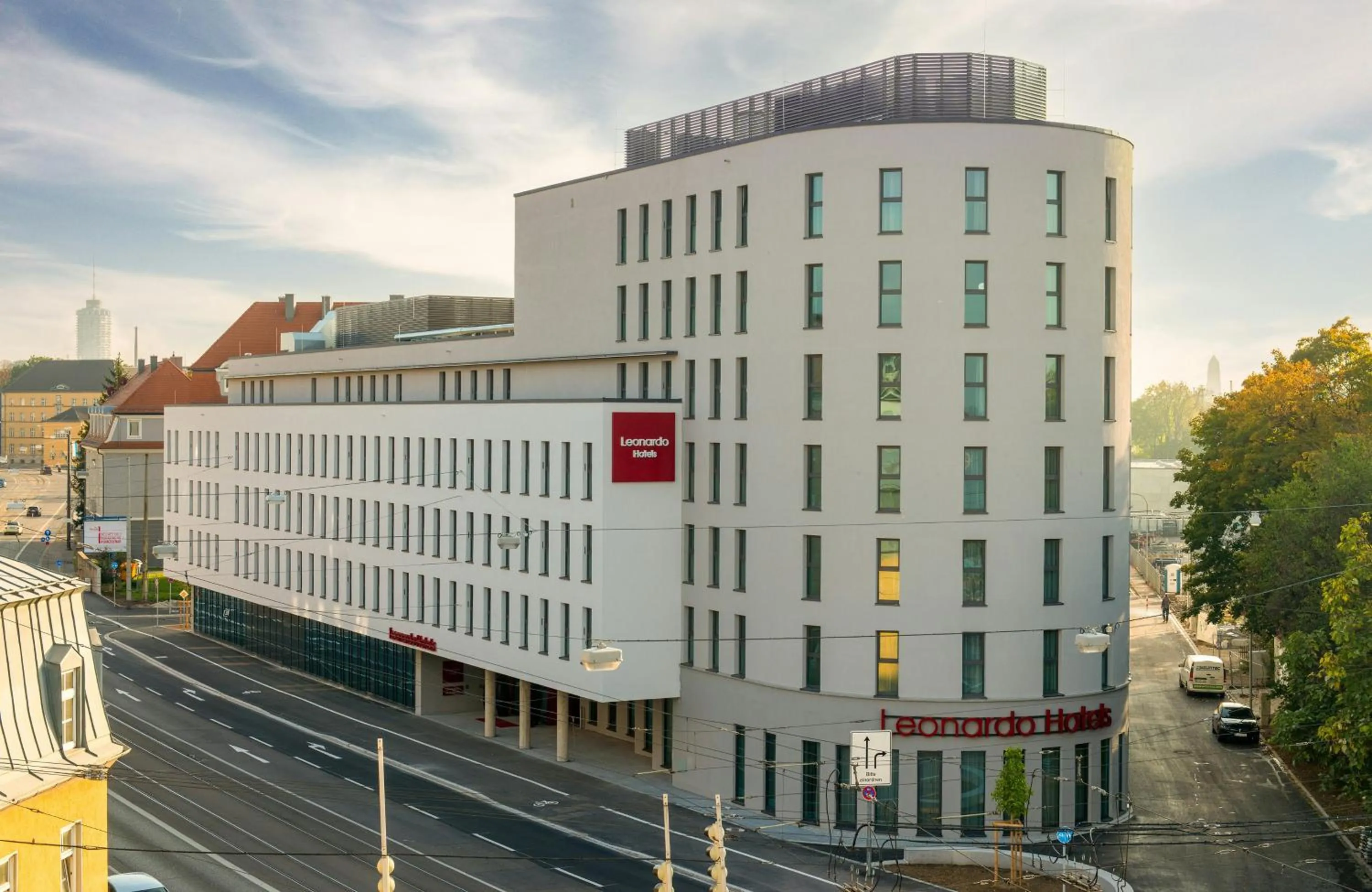 Property building in Leonardo Hotel Augsburg