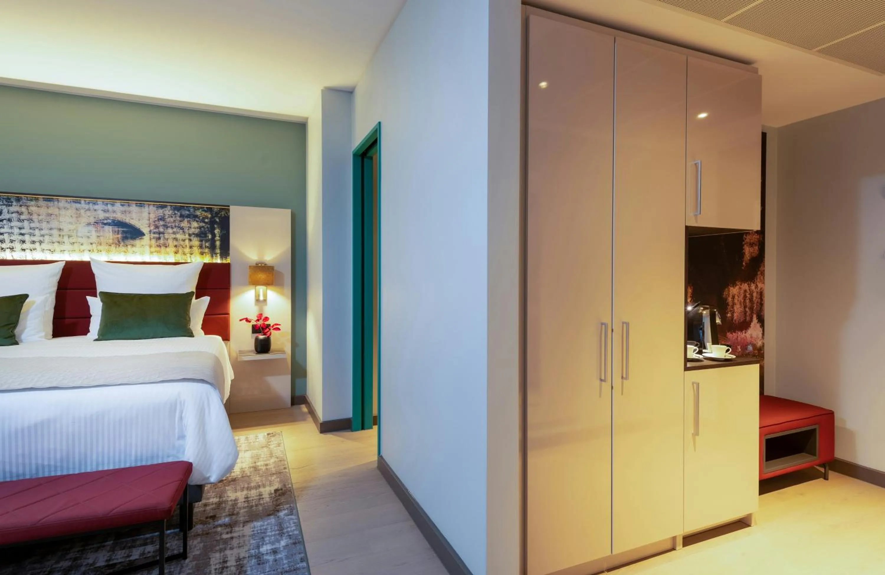 Photo of the whole room, Bed in Leonardo Hotel Augsburg