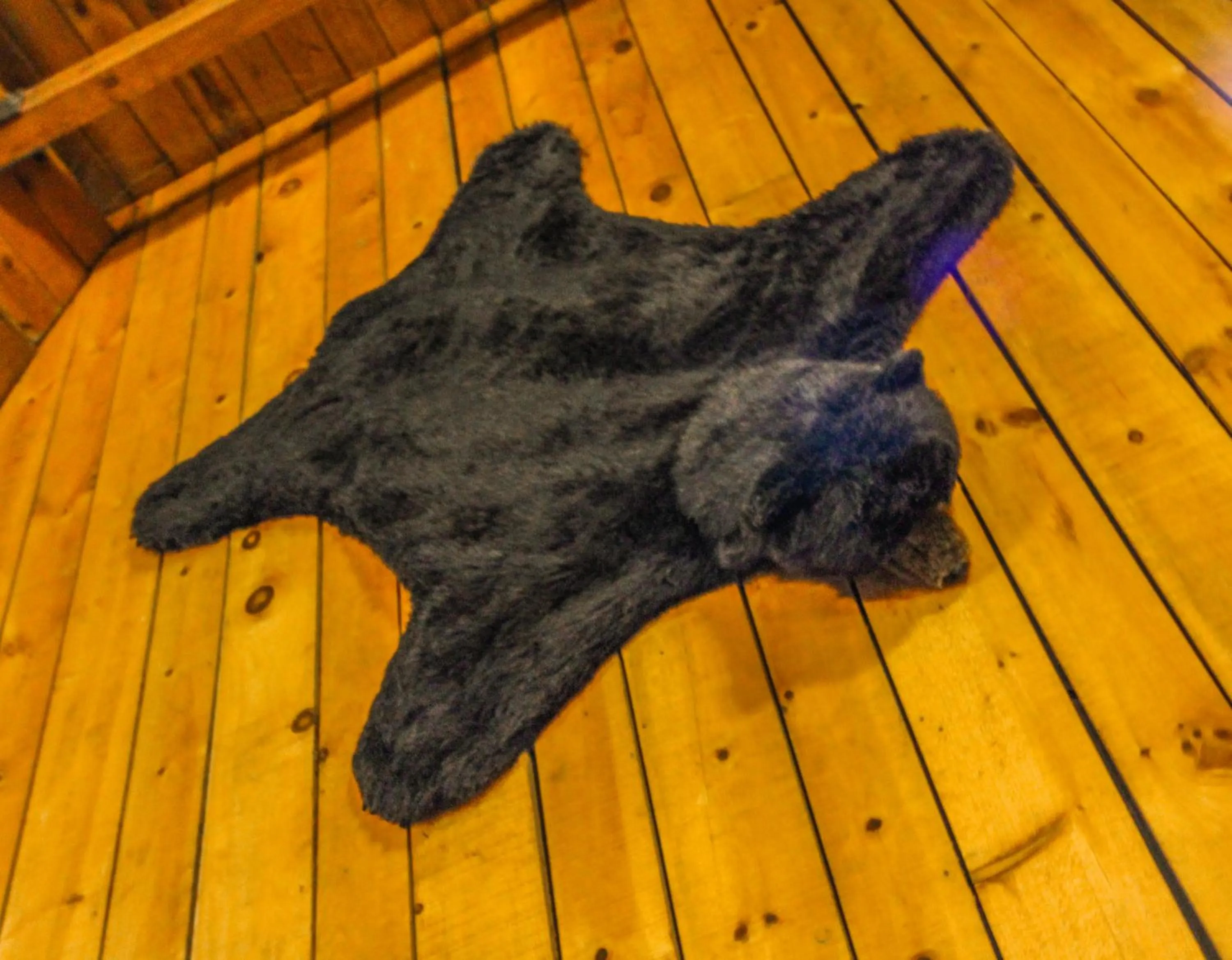 Decorative detail in Smoketree Lodge