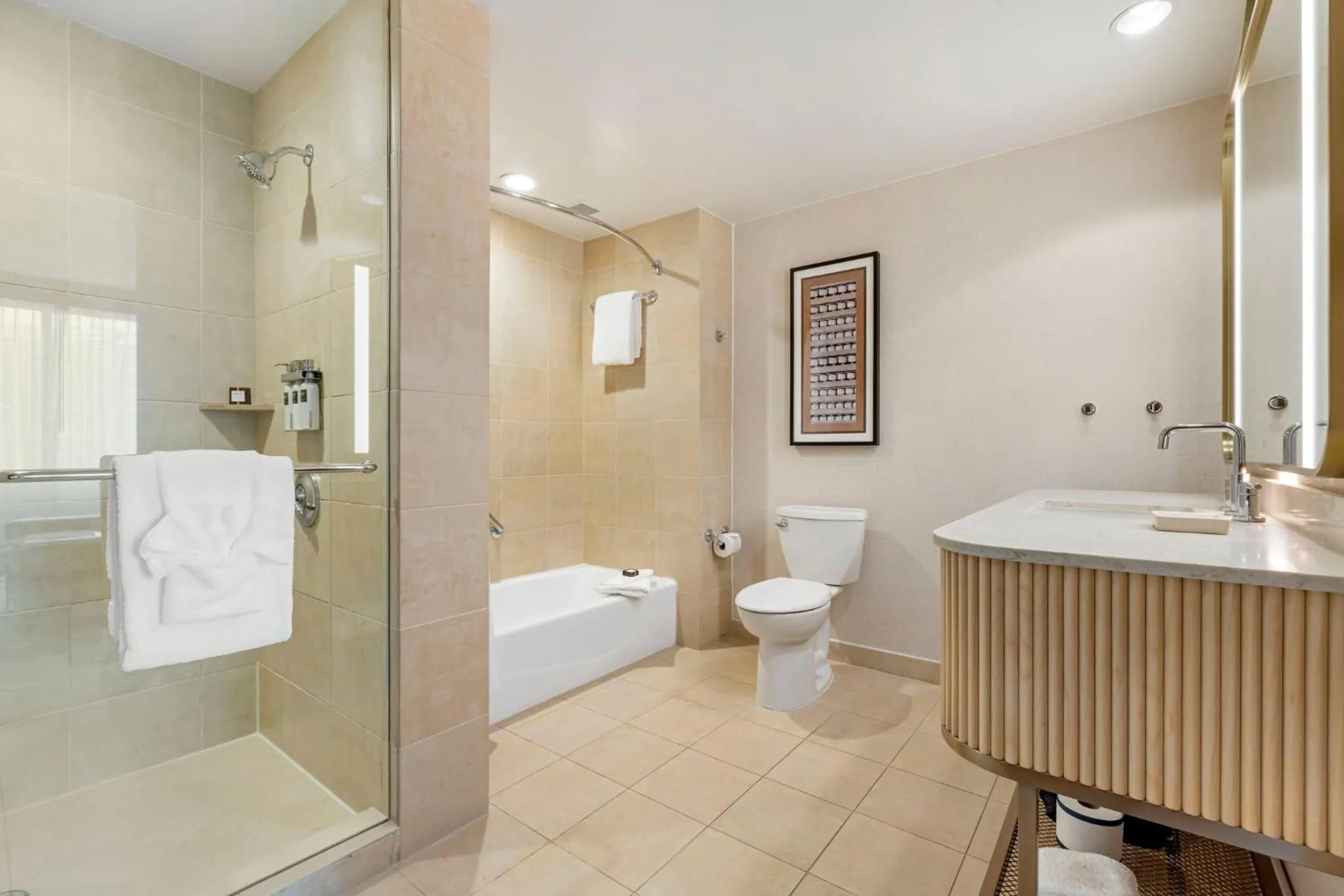 Bathroom in Omni San Diego Hotel at the Ballpark