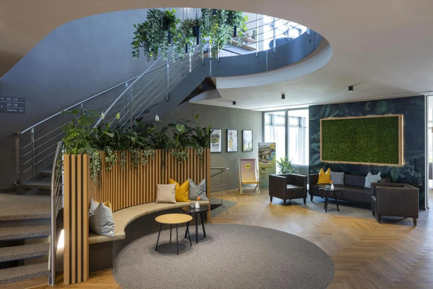 Lobby or reception in JUFA Hotel Wangen im Allgäu