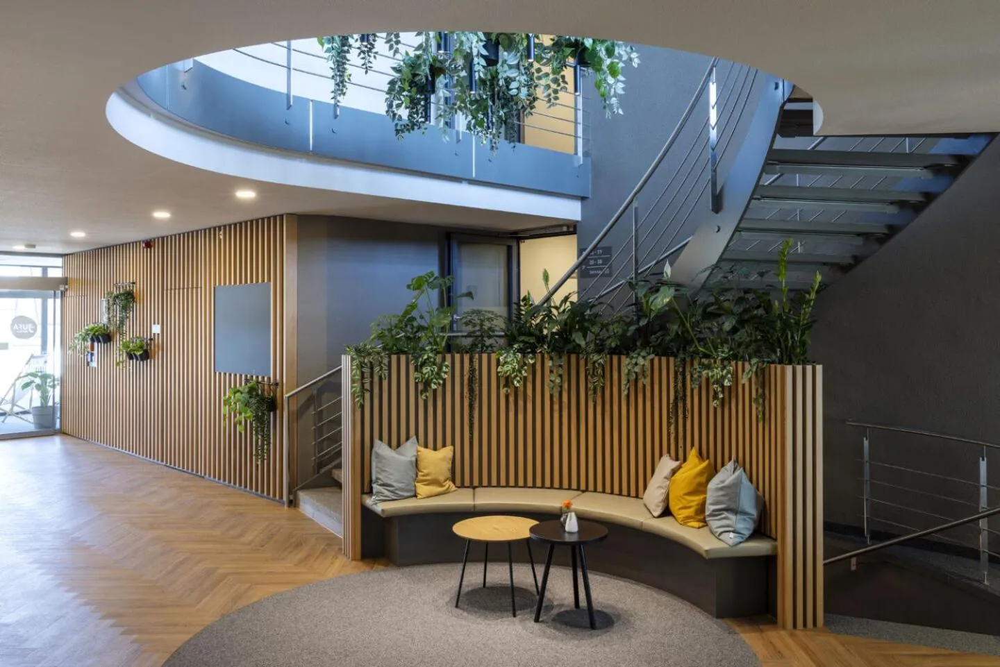 Lobby or reception in JUFA Hotel Wangen im Allgäu