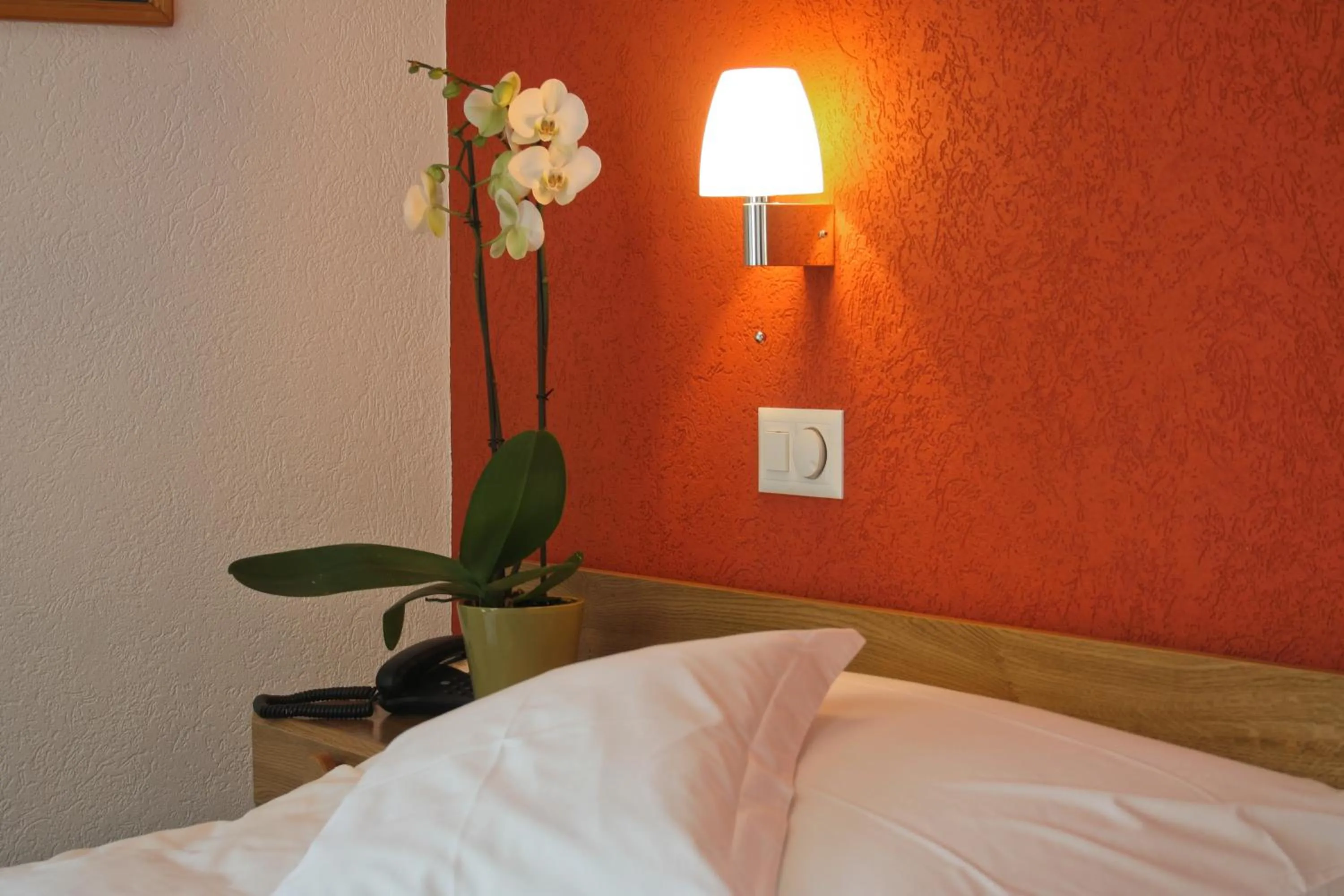 Bed in Hotel Berghof Amaranth