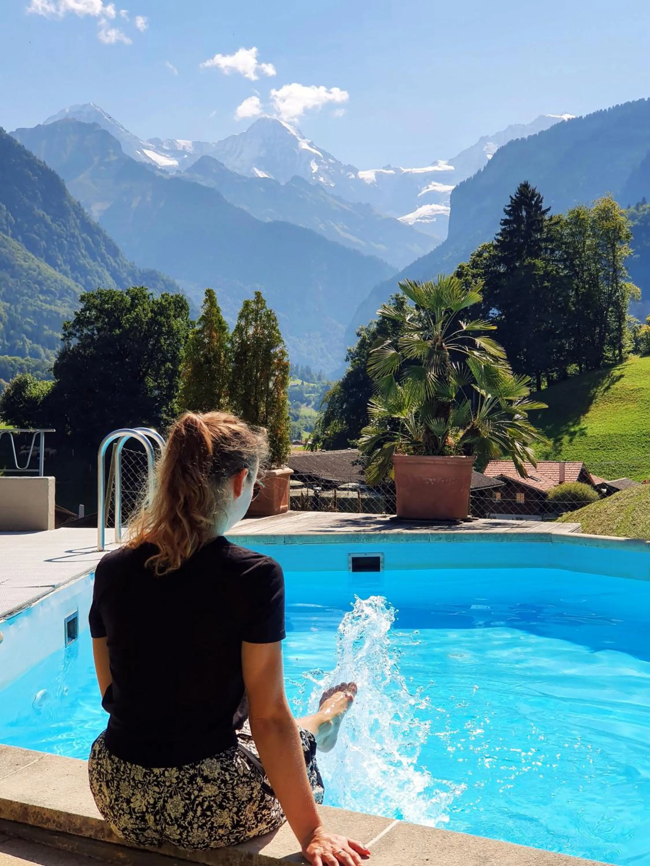 Swimming pool in Hotel Berghof Amaranth