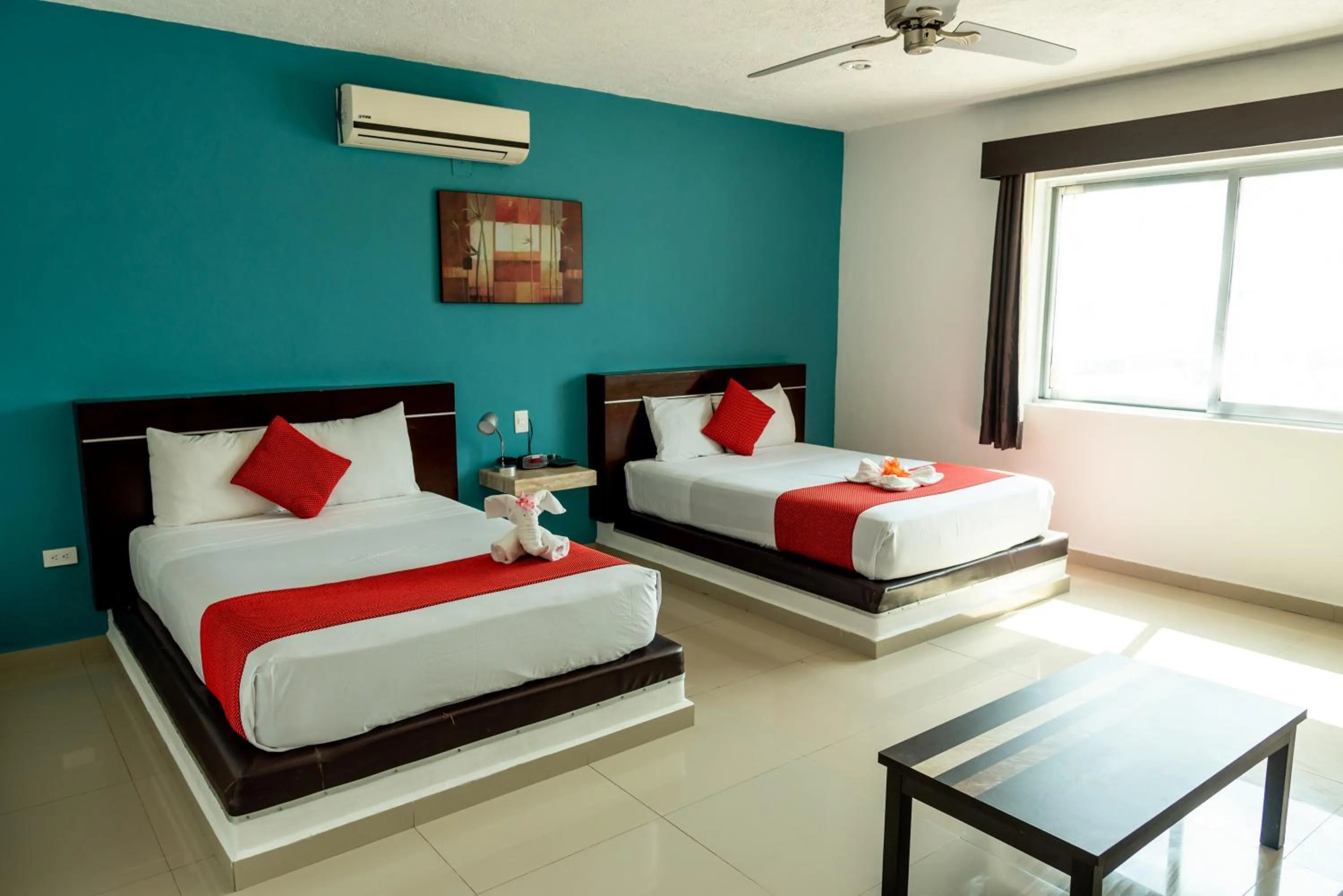 View (from property/room), Bed in Hotel Playa Encantada