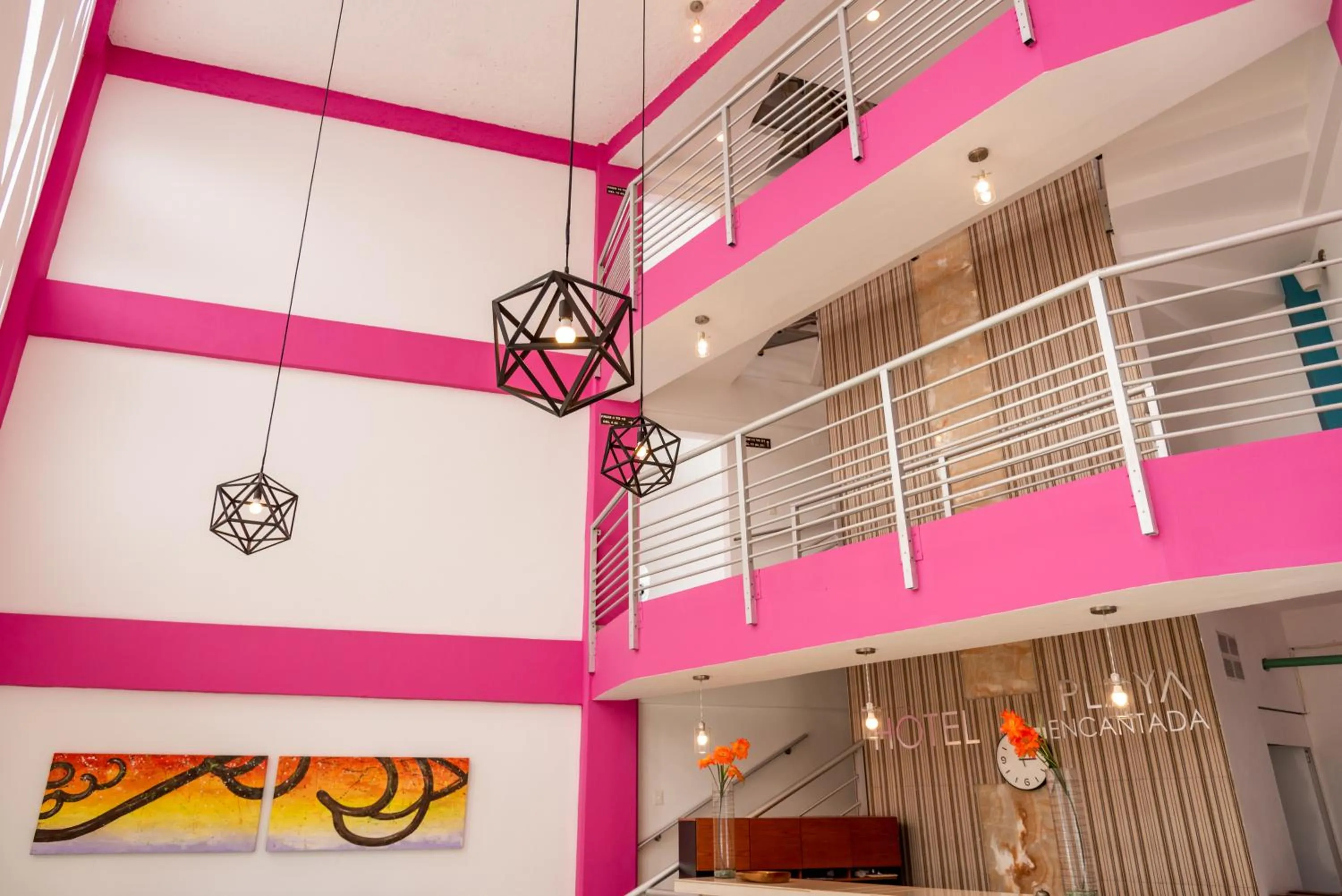 Lobby or reception in Hotel Playa Encantada