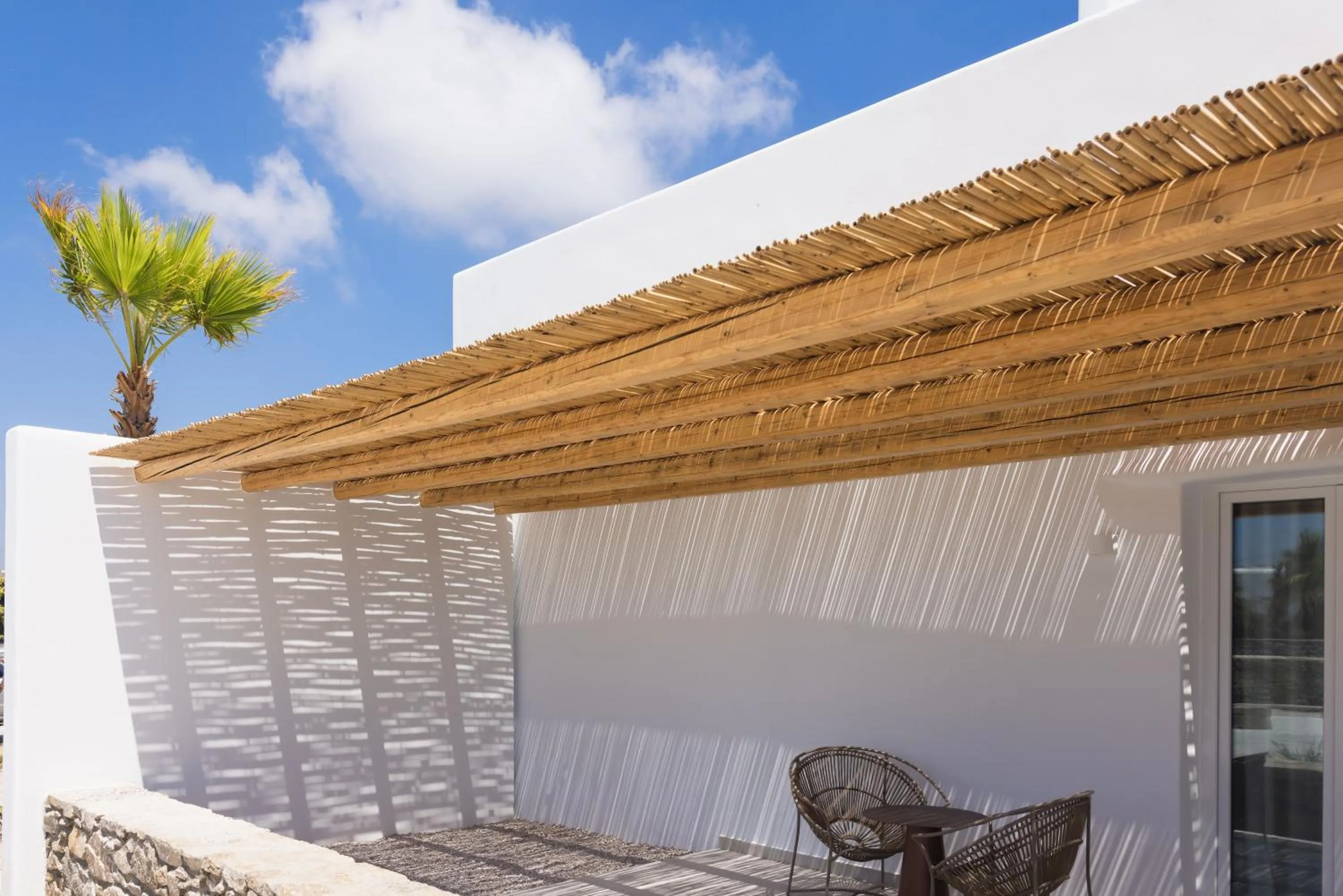 Balcony/Terrace in Adama Mykonos Boutique Hotel