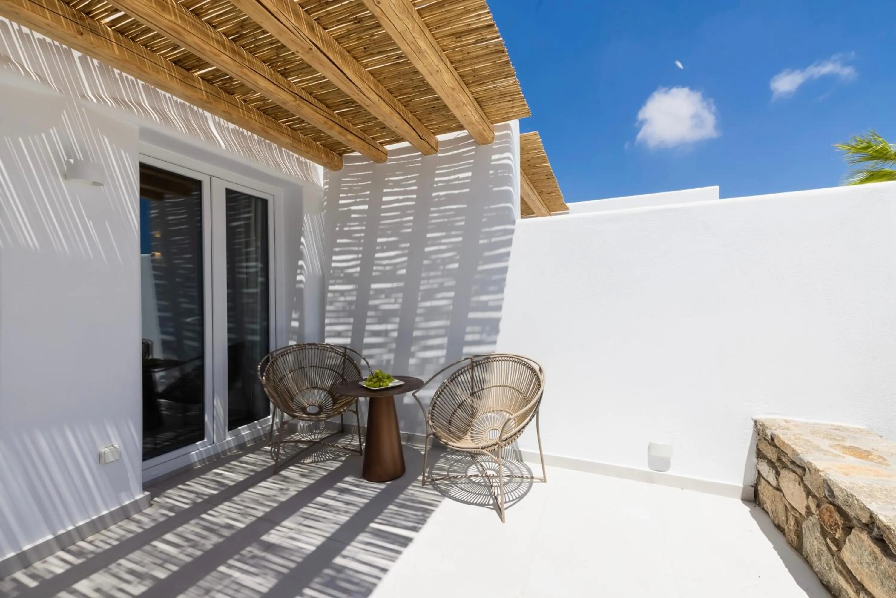 Balcony/Terrace in Adama Mykonos Boutique Hotel