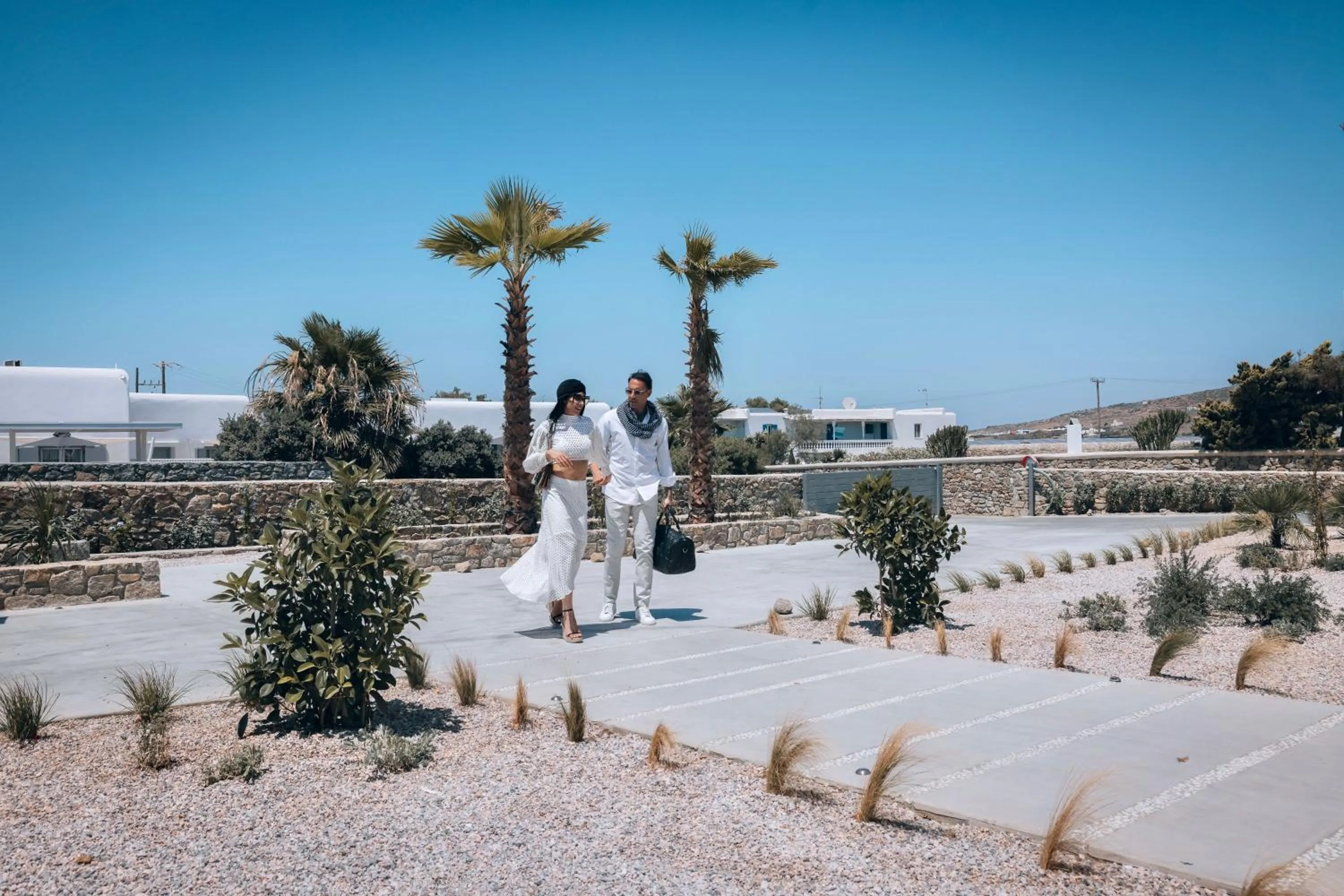 People in Adama Mykonos Boutique Hotel