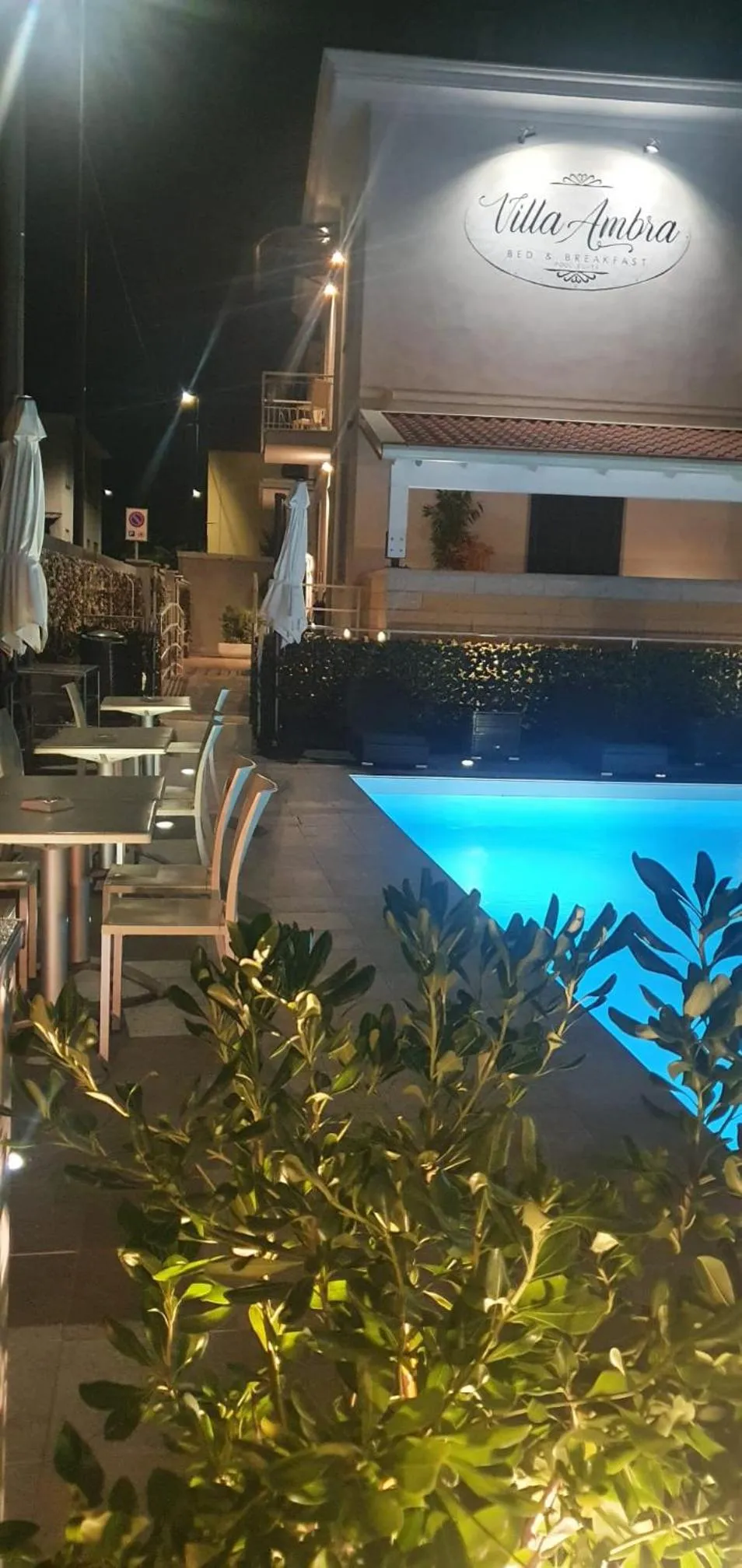 Swimming pool in Foresterie Lombarde B&B Villa Ambra