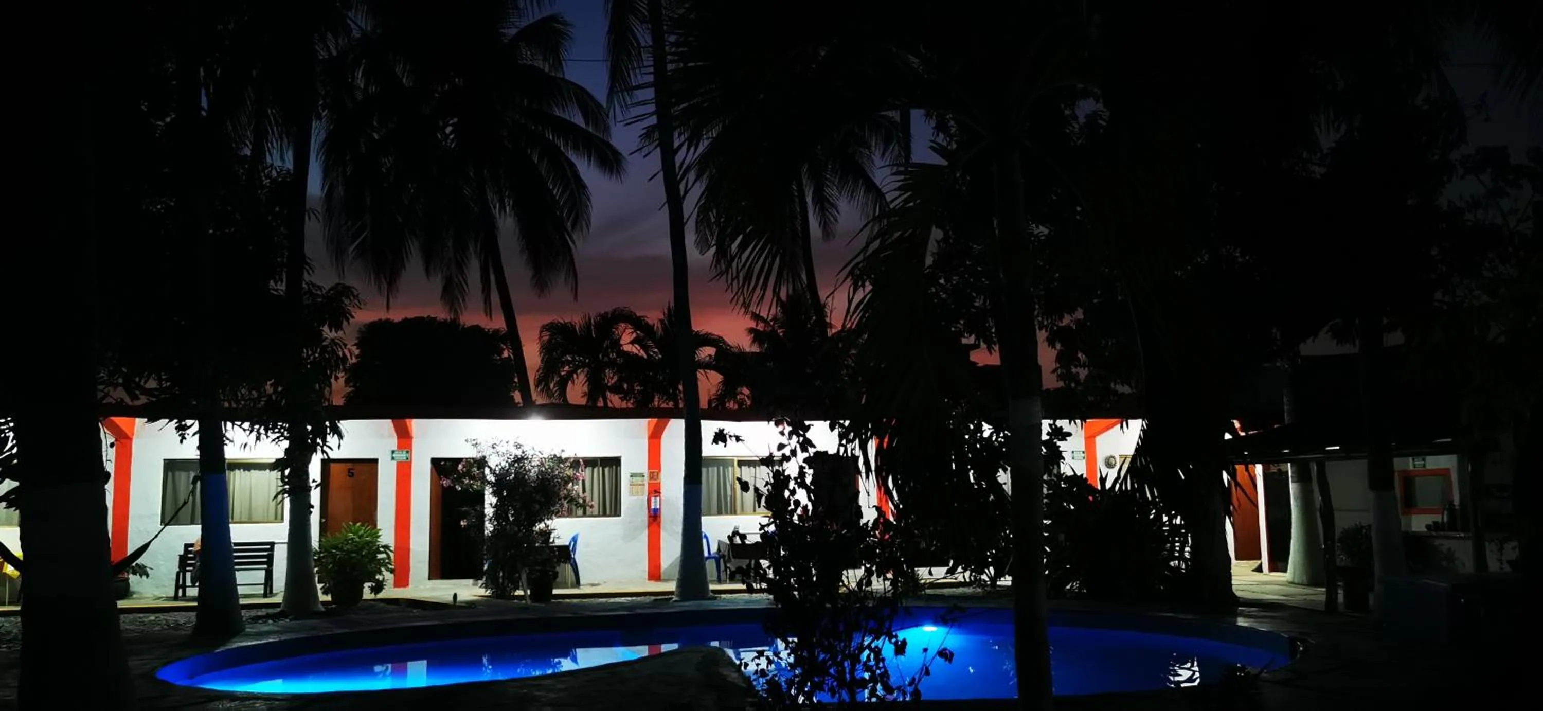 Night in Hotel Oasis Melaque