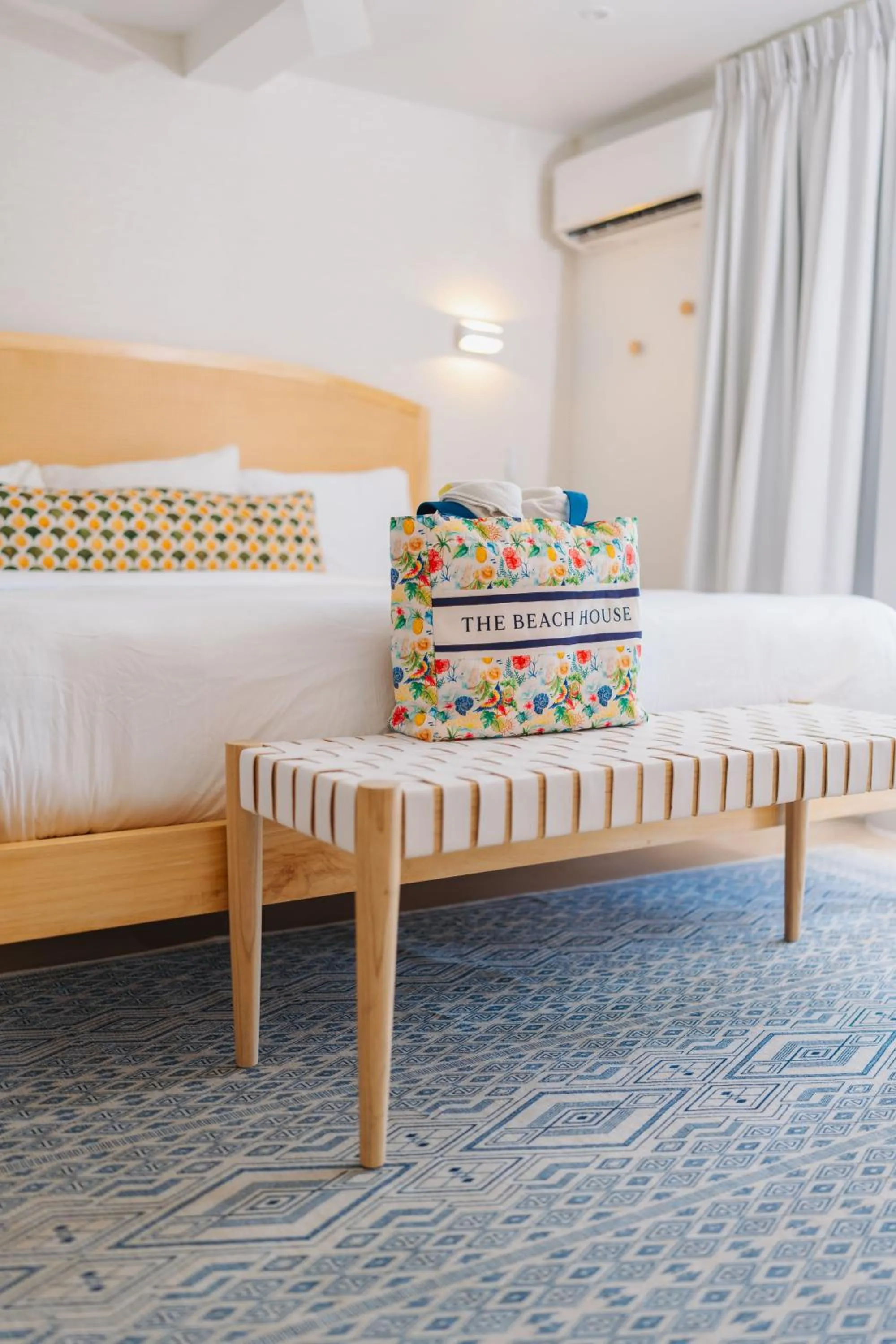 Bed in The Beach House Boutique Hotel