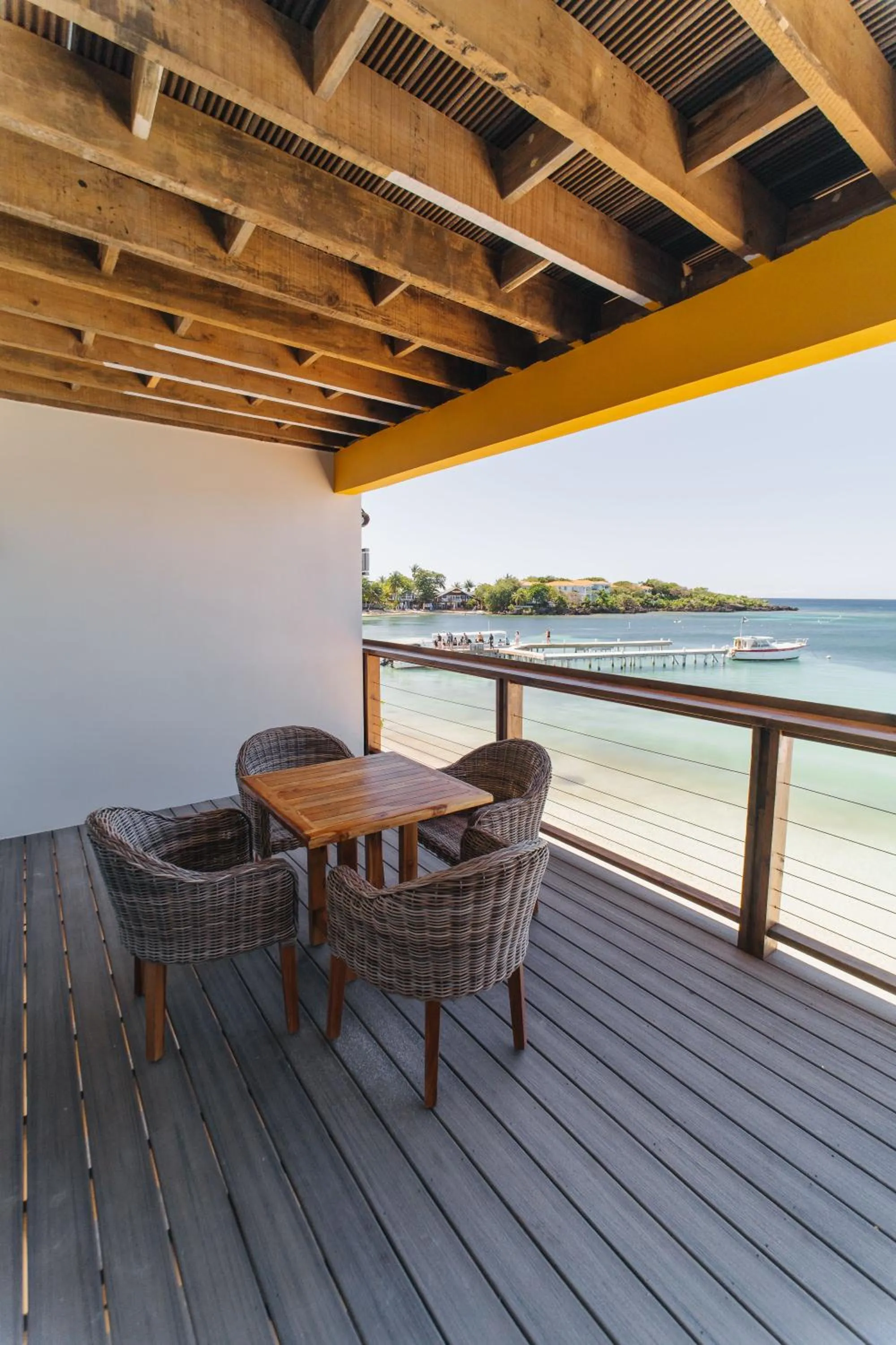 Balcony/Terrace in The Beach House Boutique Hotel