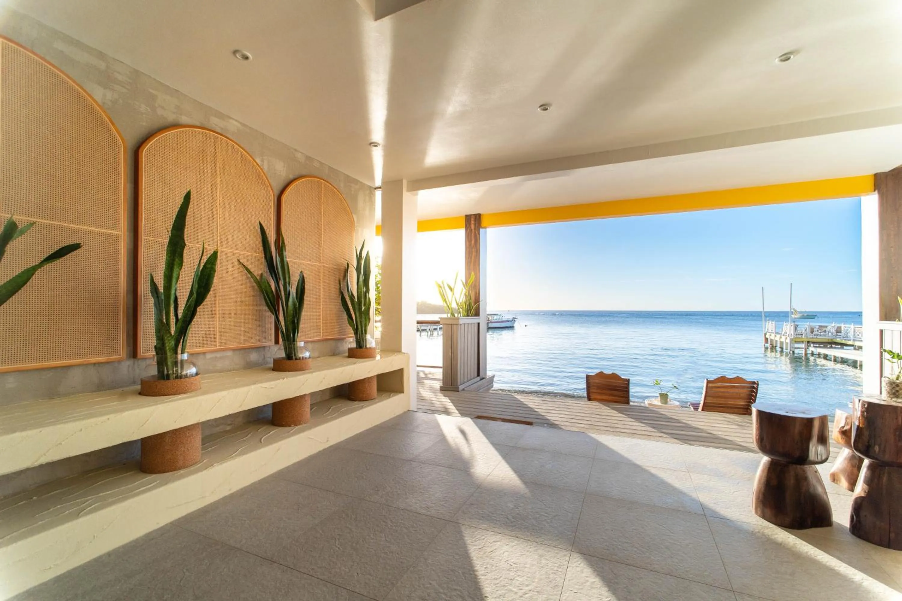 Lobby or reception in The Beach House Boutique Hotel